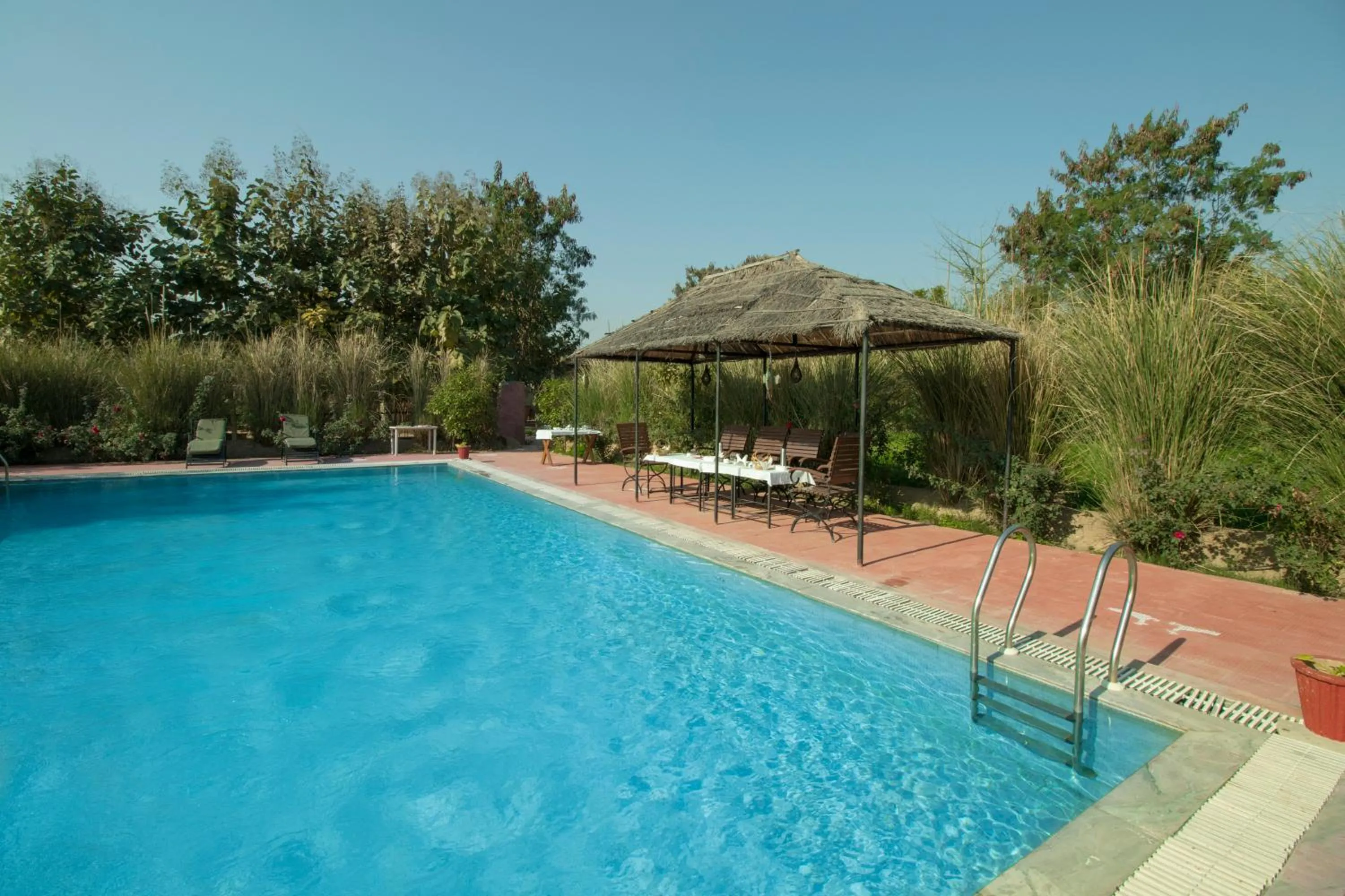 Swimming pool in Maa Ashapura Resort