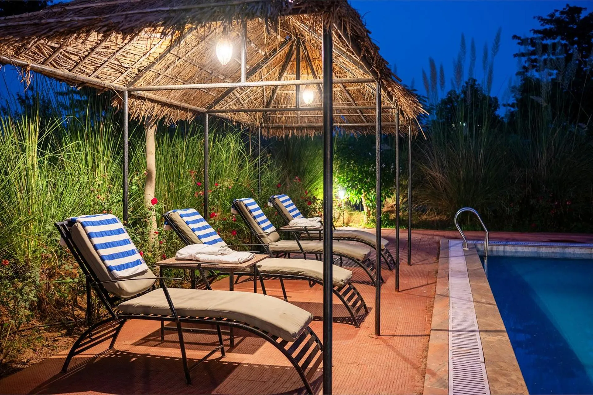 Swimming pool in Maa Ashapura Resort