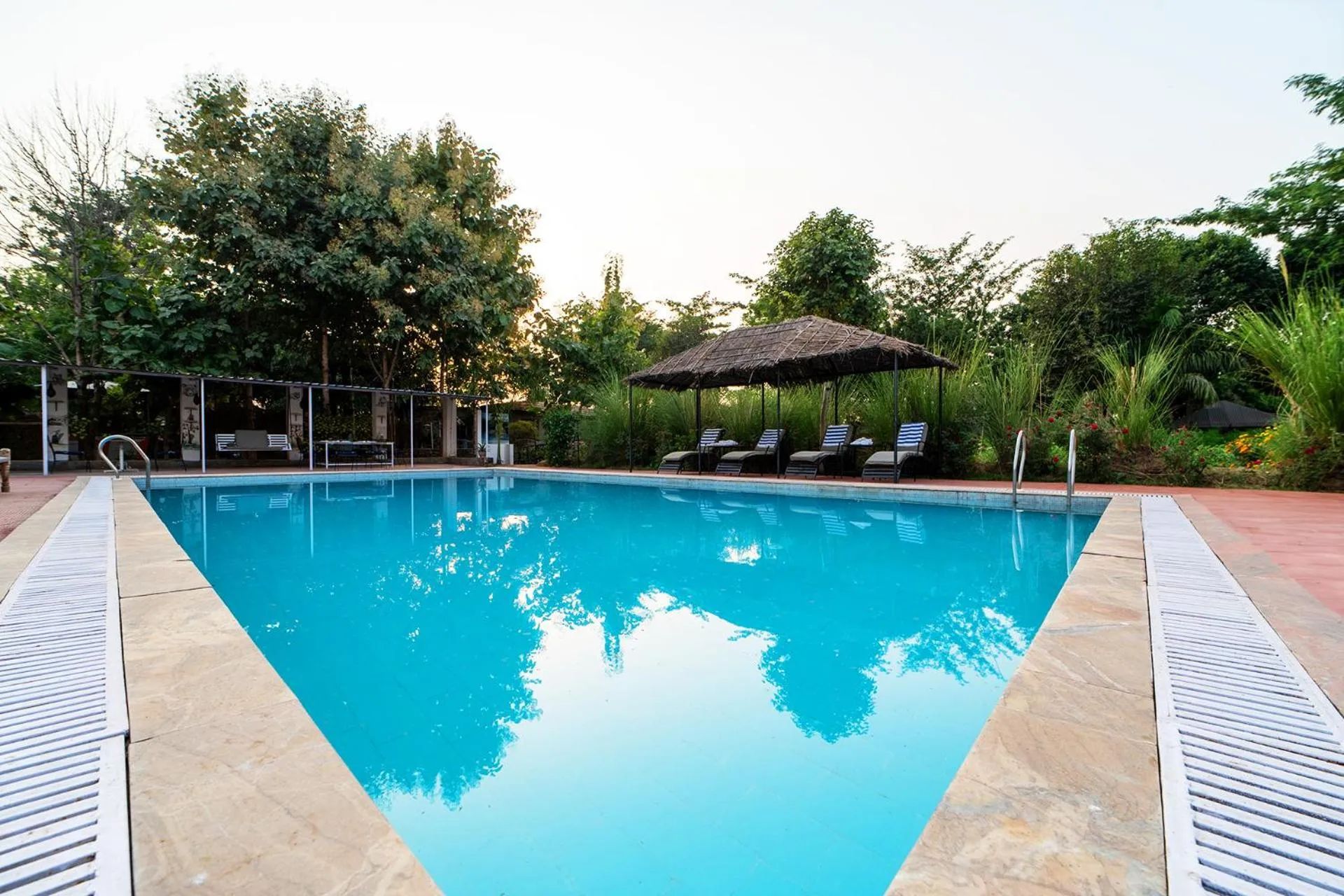 Pool view in Maa Ashapura Resort