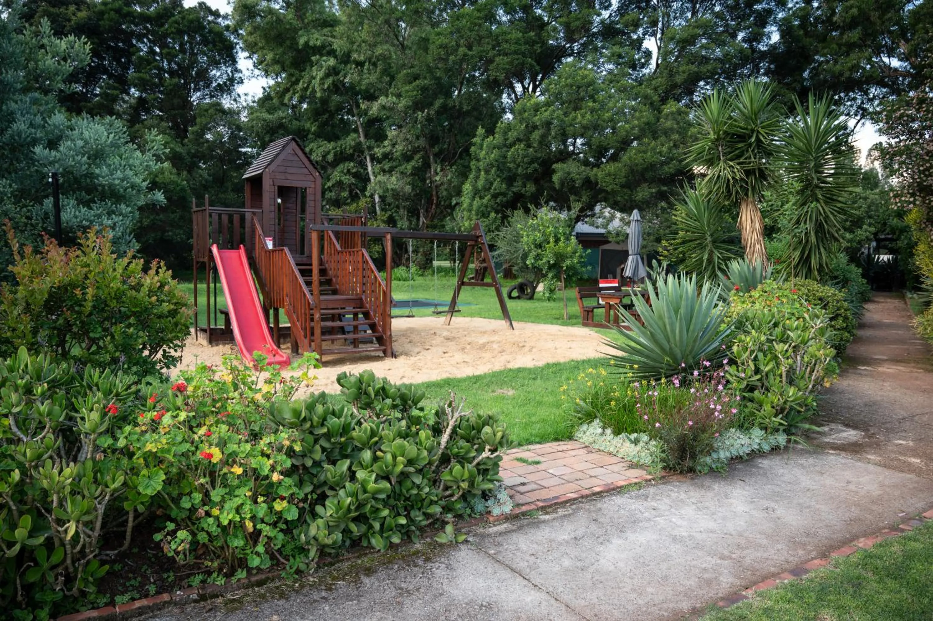 Children play ground in Amohela Guesthouse