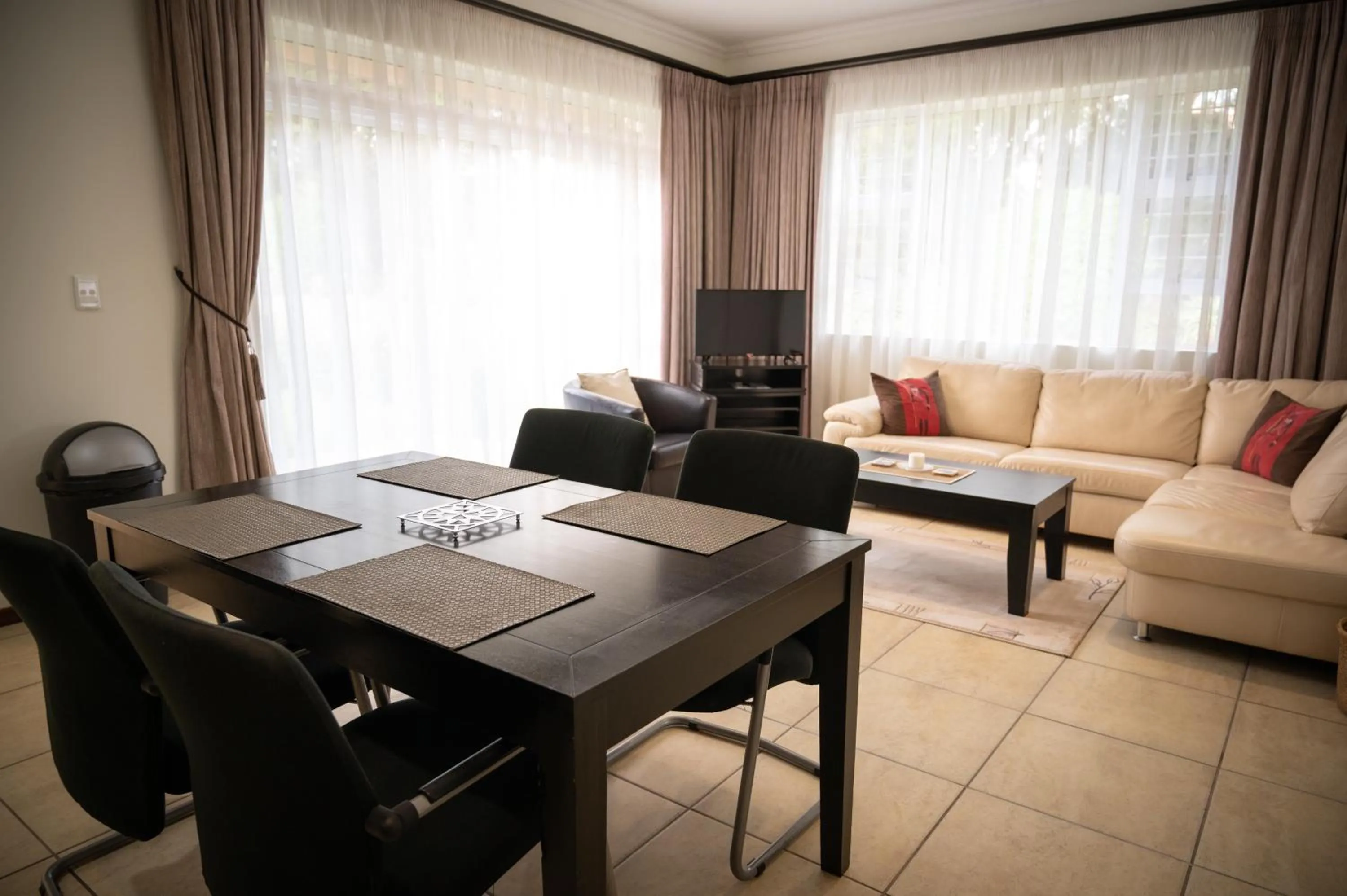 Living room in Amohela Guesthouse