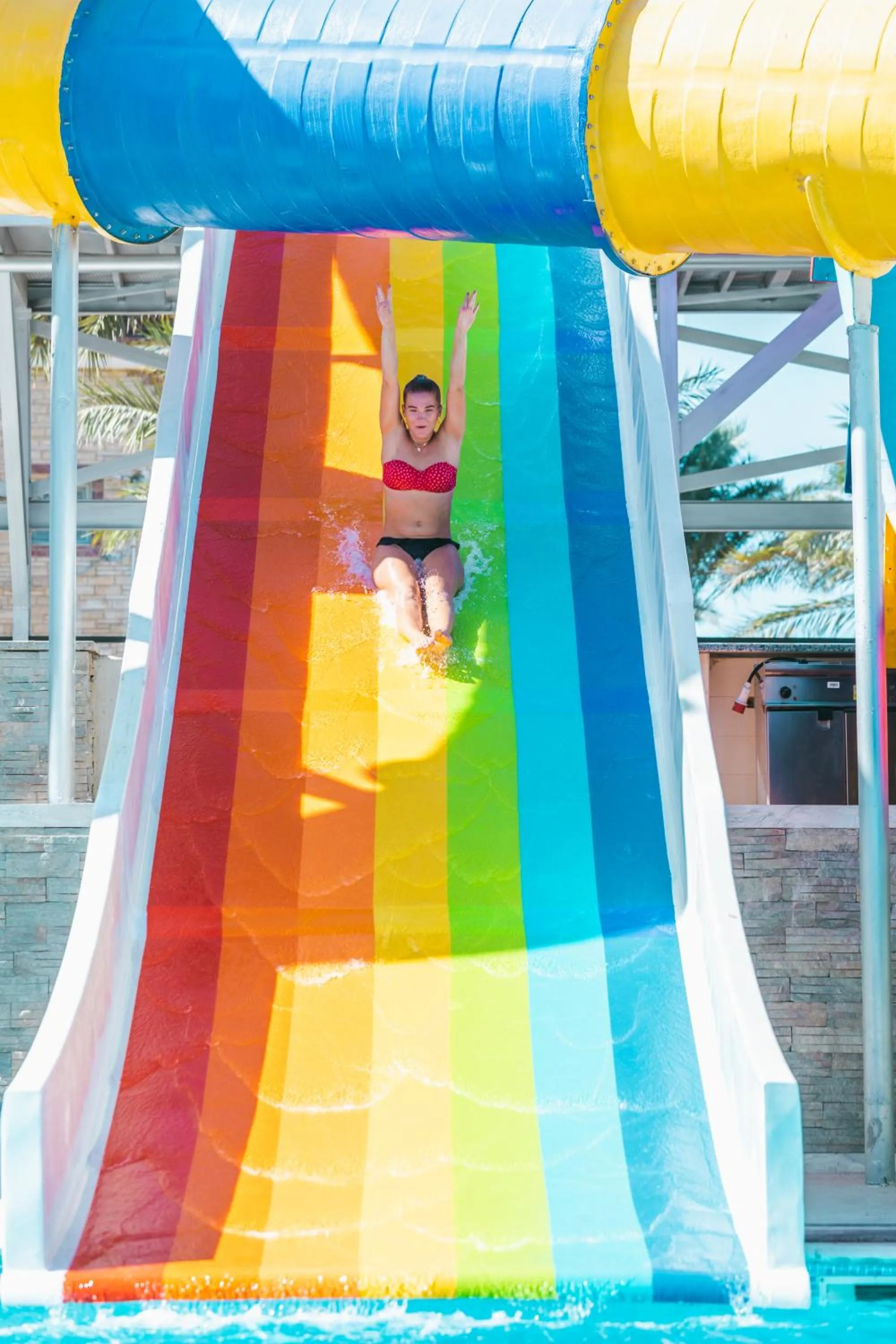 Aqua park in La Rosa Waves Beach - Couple & Families Only