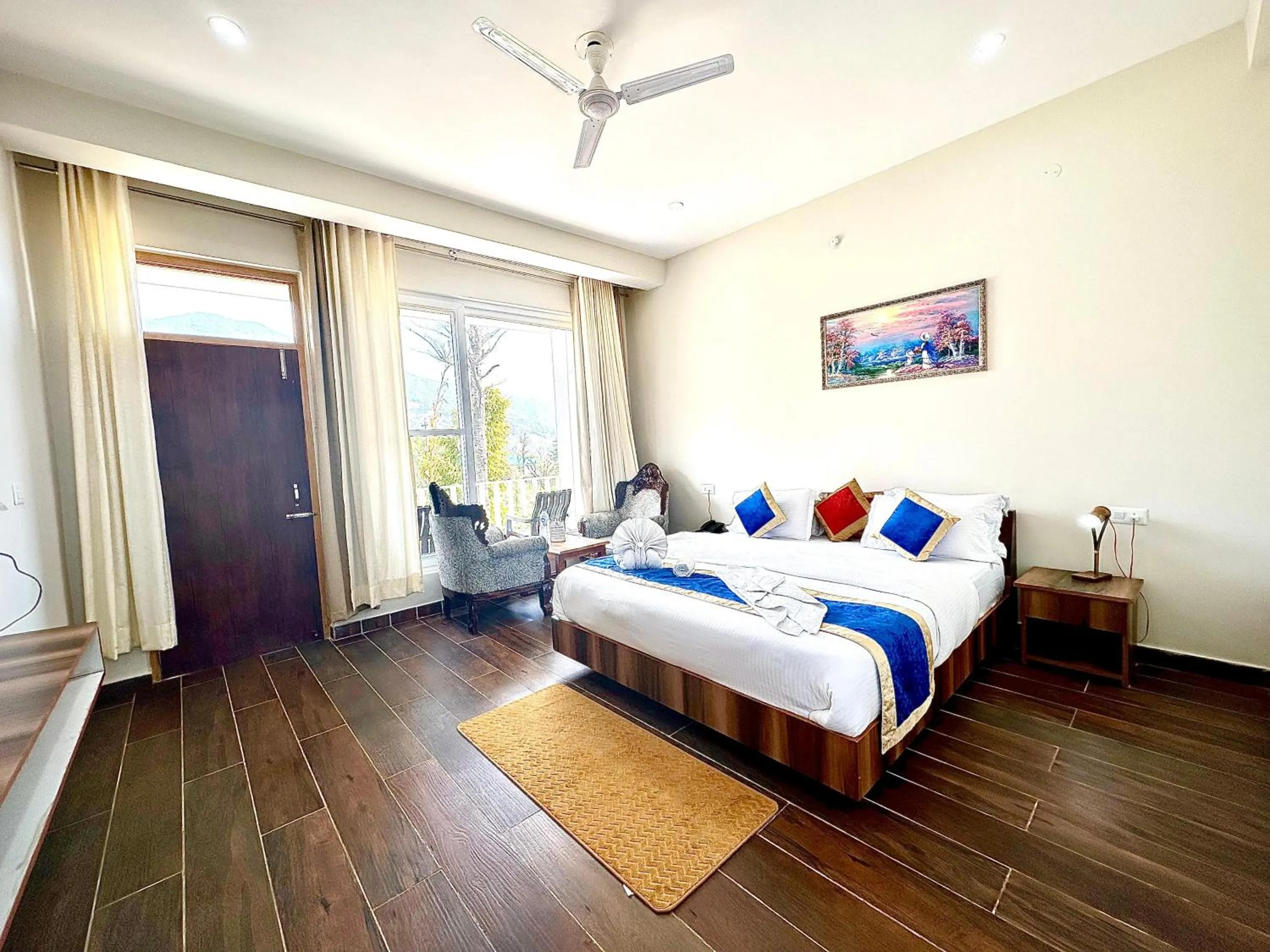 Living room, Bed in The Billing Health Resort