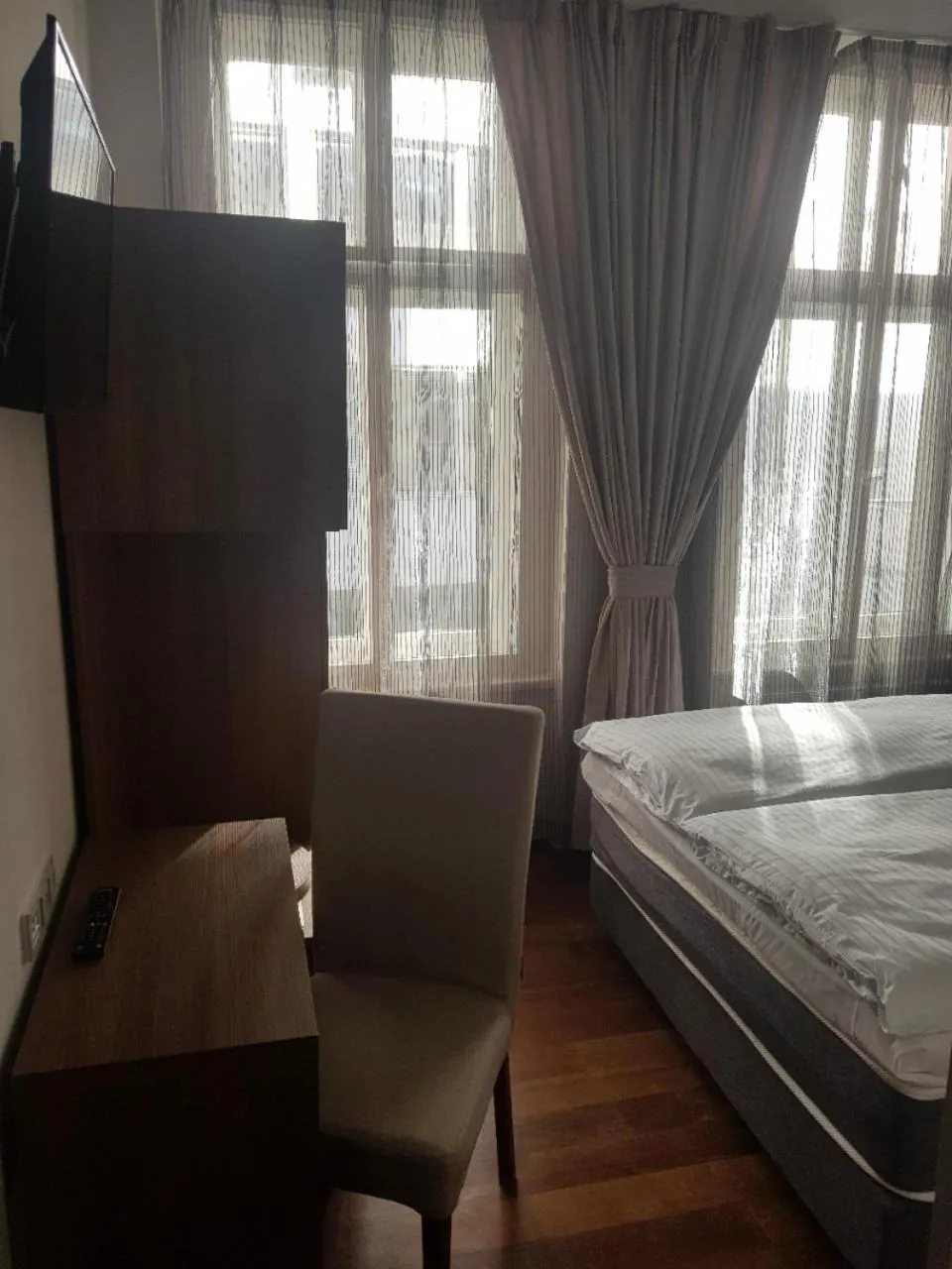 Bed in Hotel Prague Star