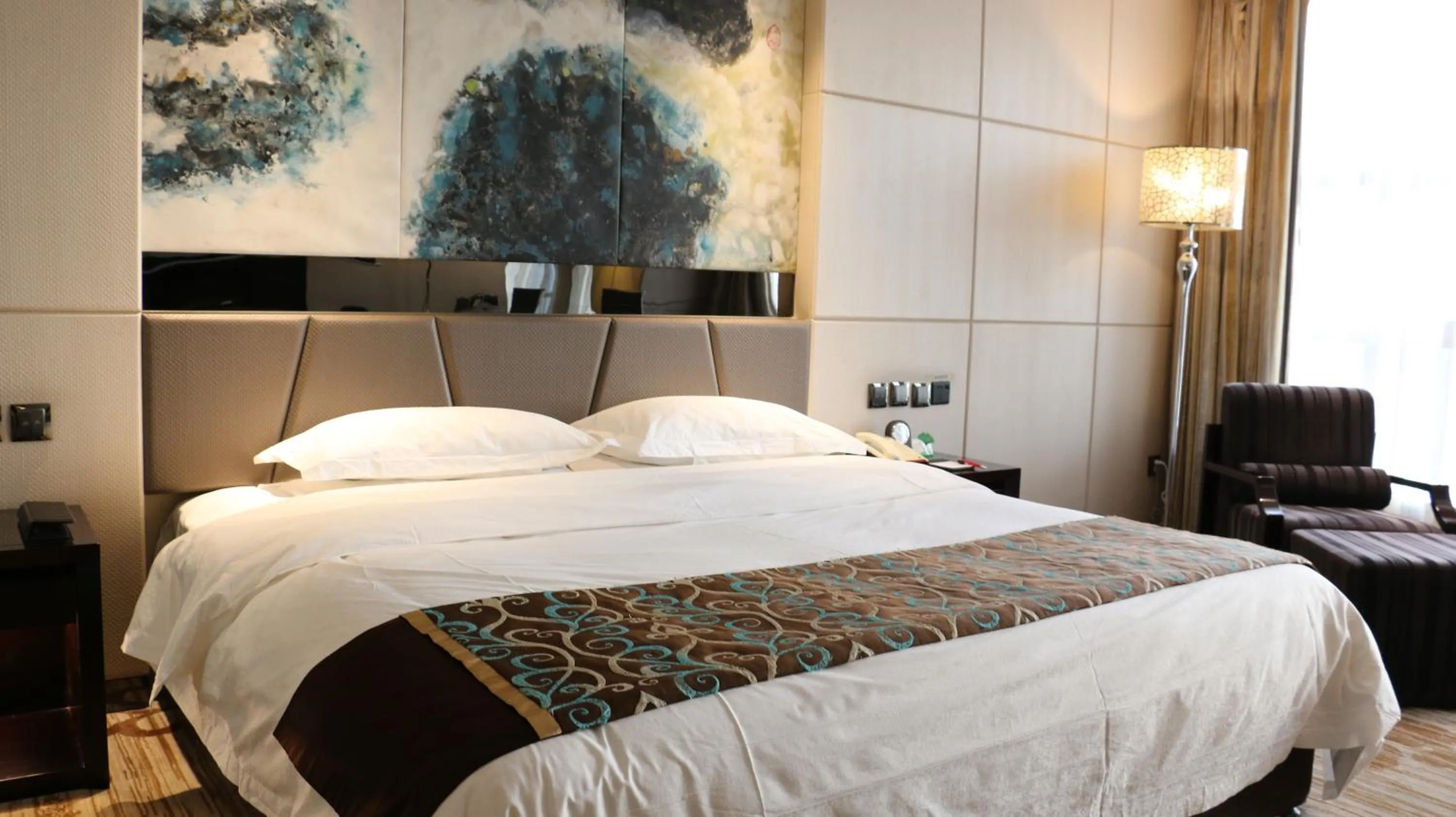 Bed in Ramada by Wyndham Xian Long march