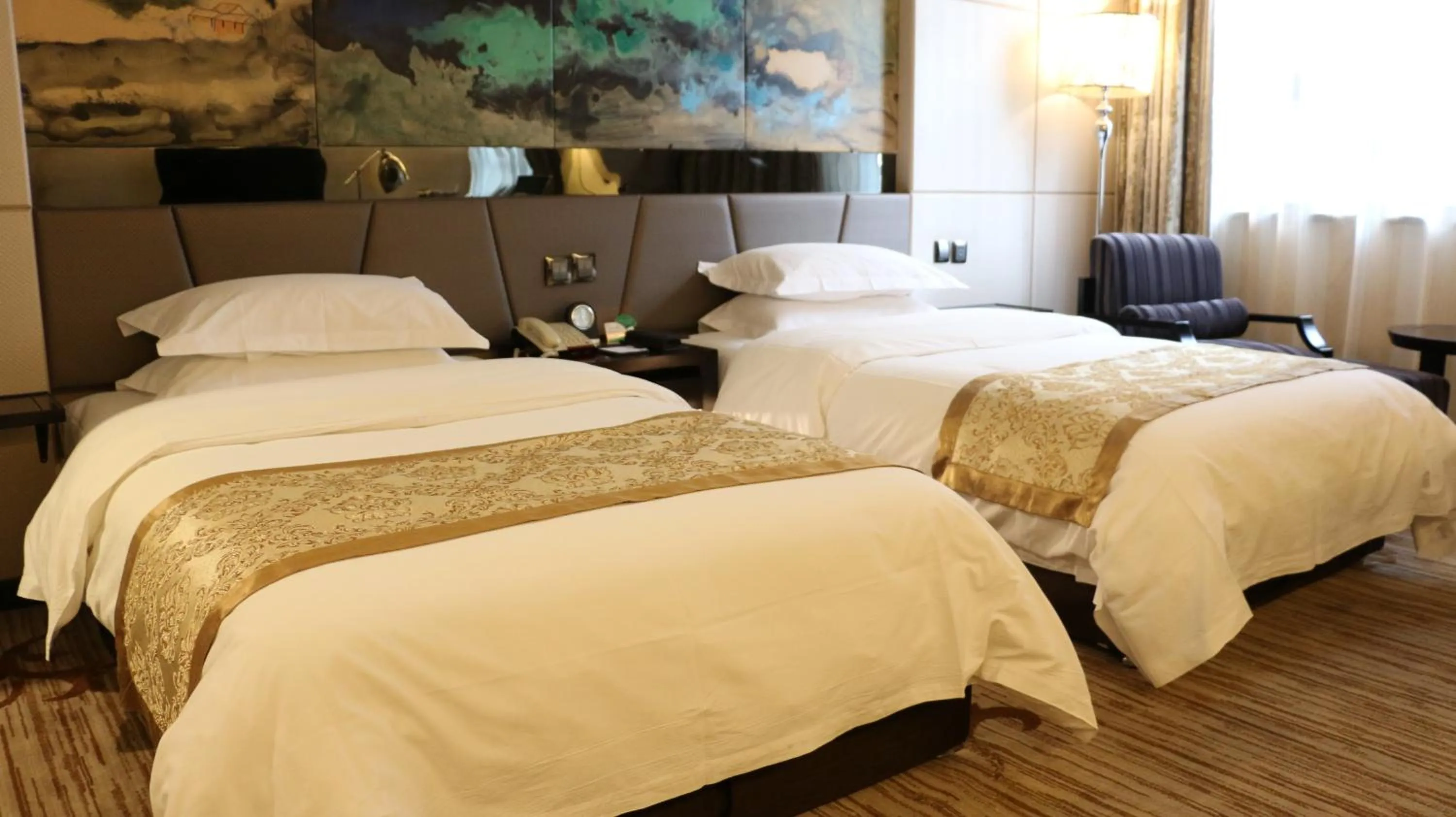 Bed in Ramada by Wyndham Xian Long march