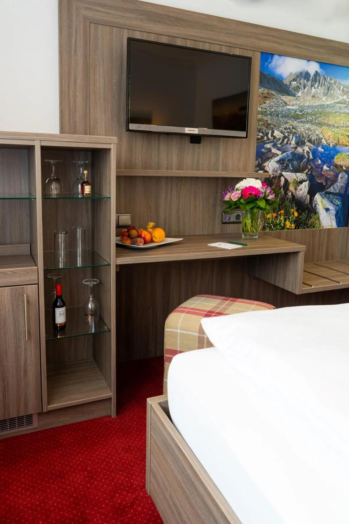 Photo of the whole room, Bed in Landhaus Alpinia