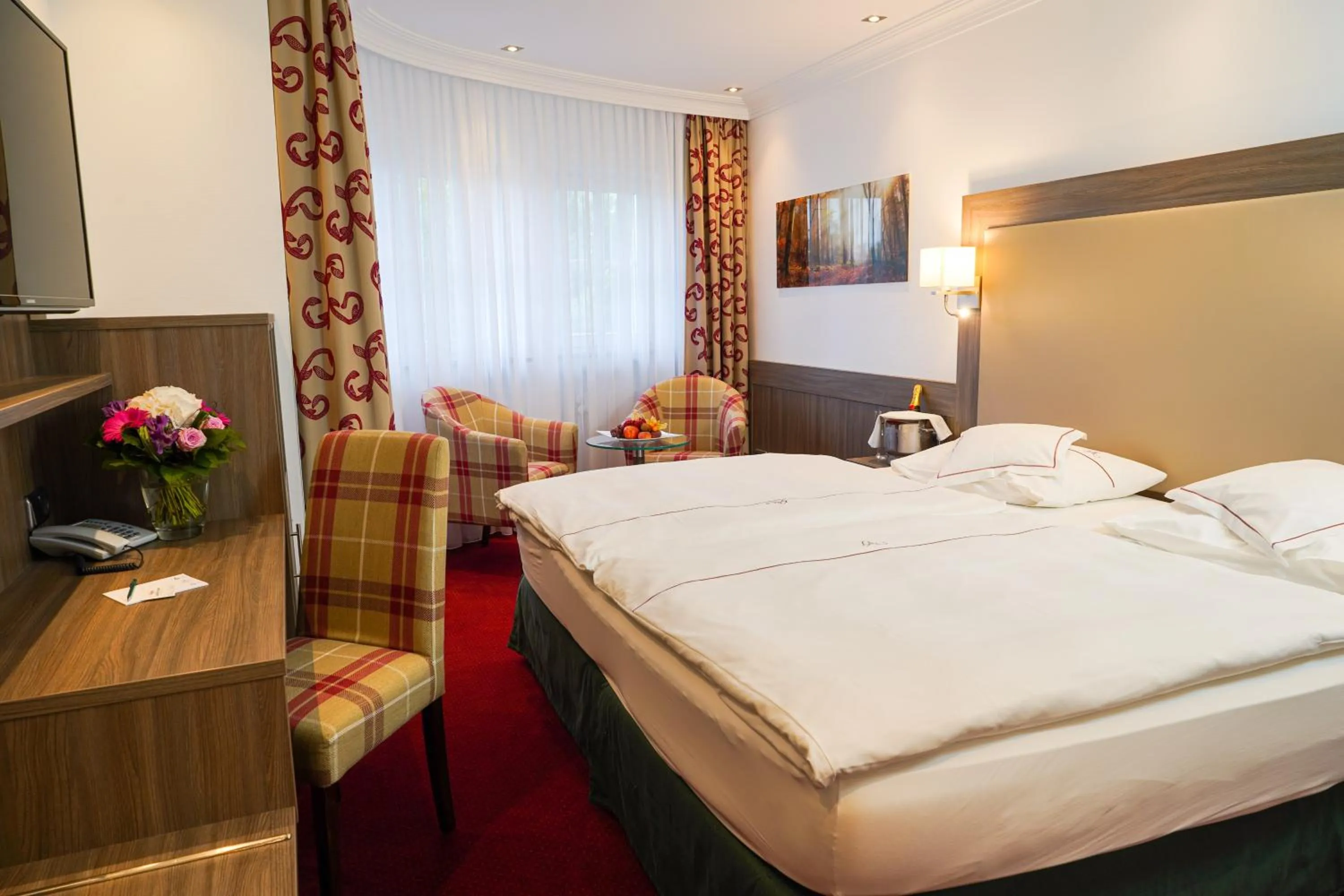 Photo of the whole room, Bed in Landhaus Alpinia