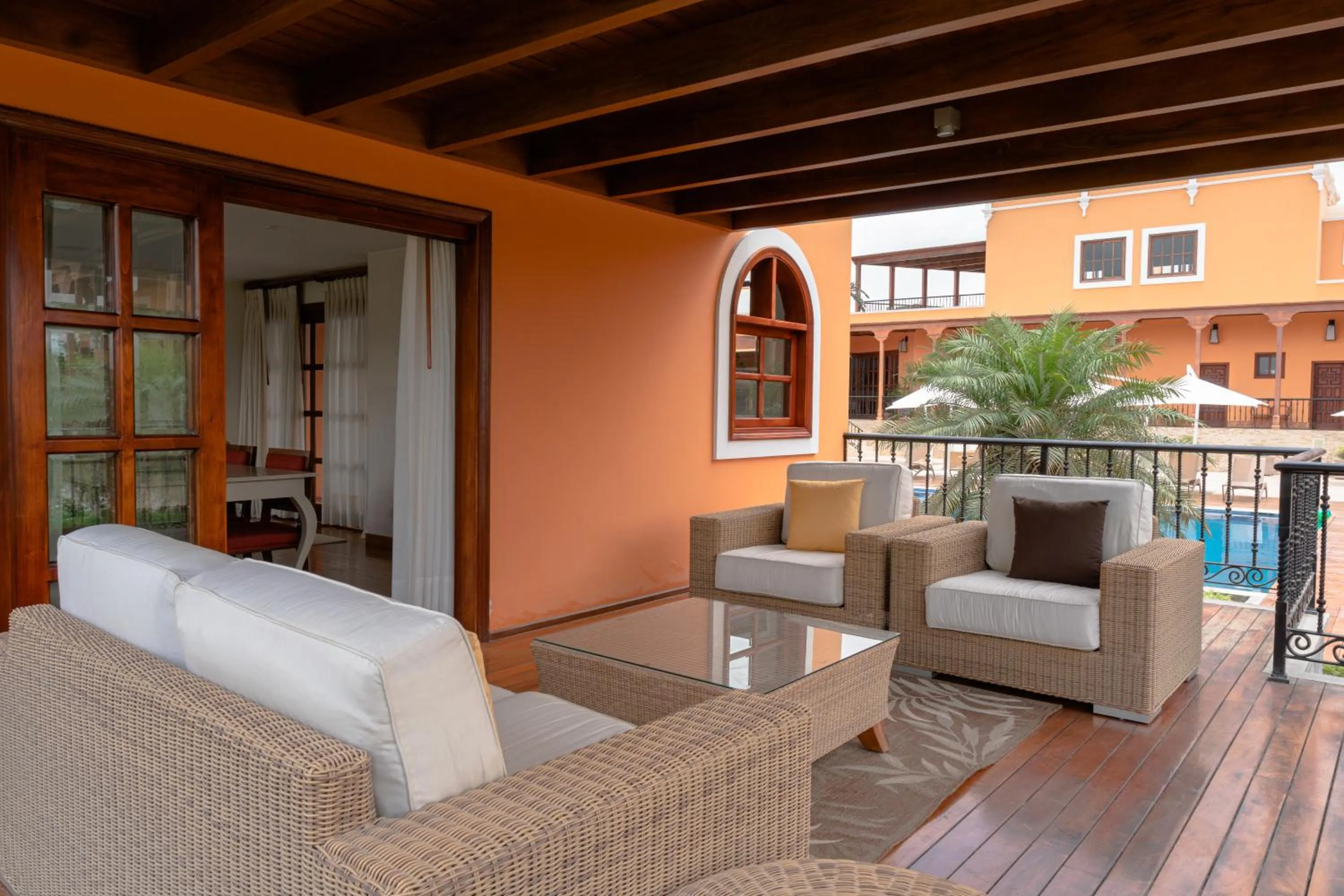 Balcony/Terrace in Hotel & Hacienda La Caravedo