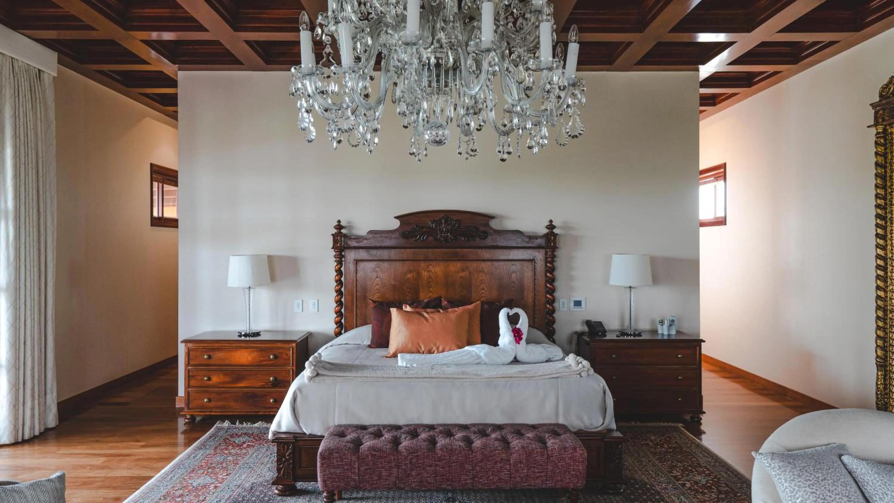 Bed in Hotel & Hacienda La Caravedo