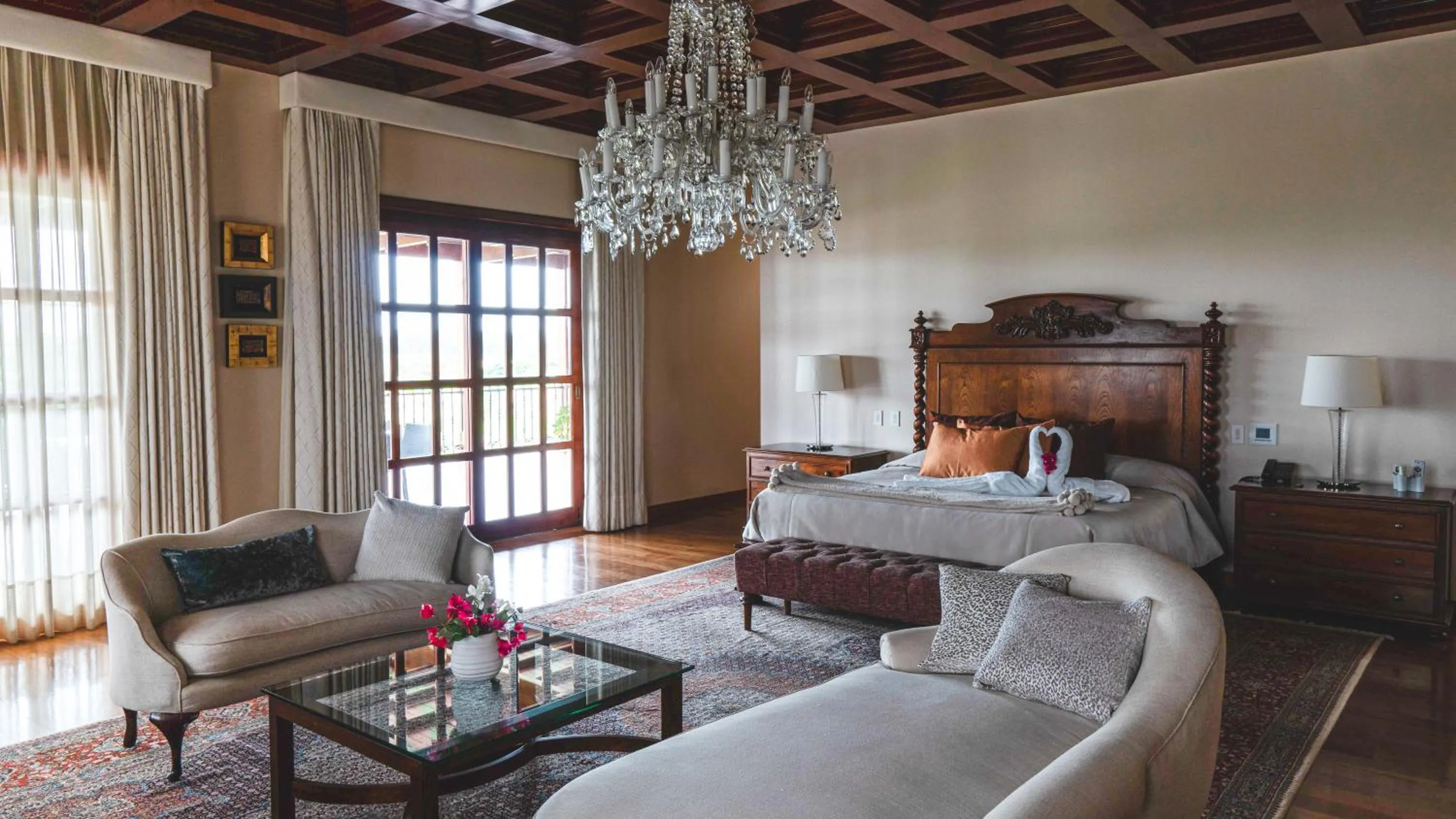 Bed in Hotel & Hacienda La Caravedo