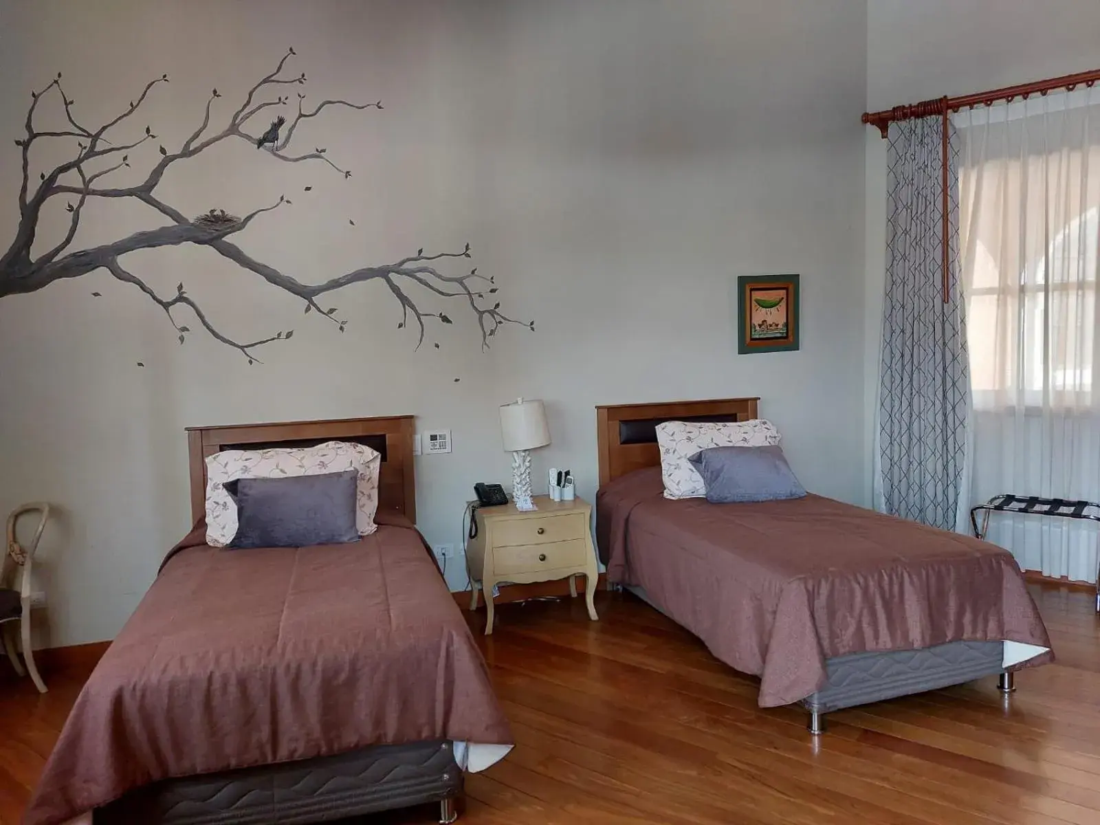 Twin Room in Hotel & Hacienda La Caravedo Twin Room in Hotel & Hacienda La Caravedo