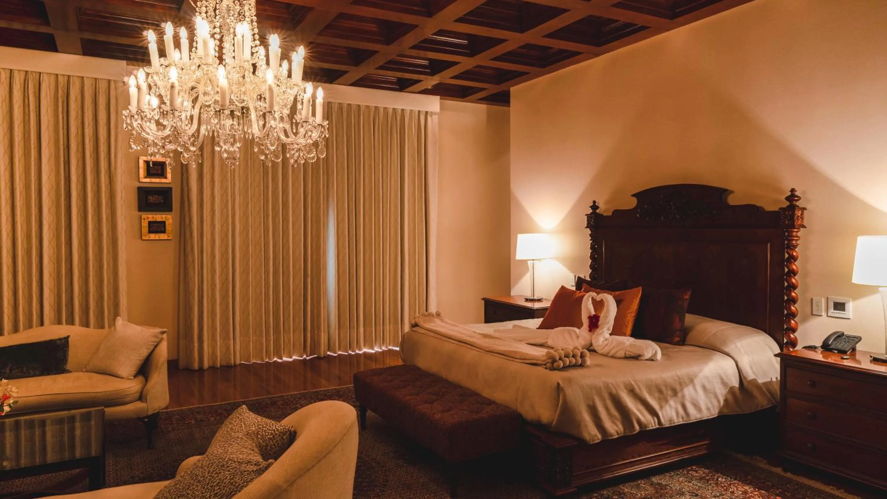 Bed in Hotel & Hacienda La Caravedo