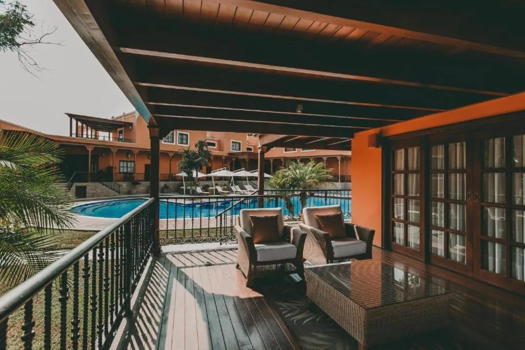 Balcony/Terrace in Hotel & Hacienda La Caravedo