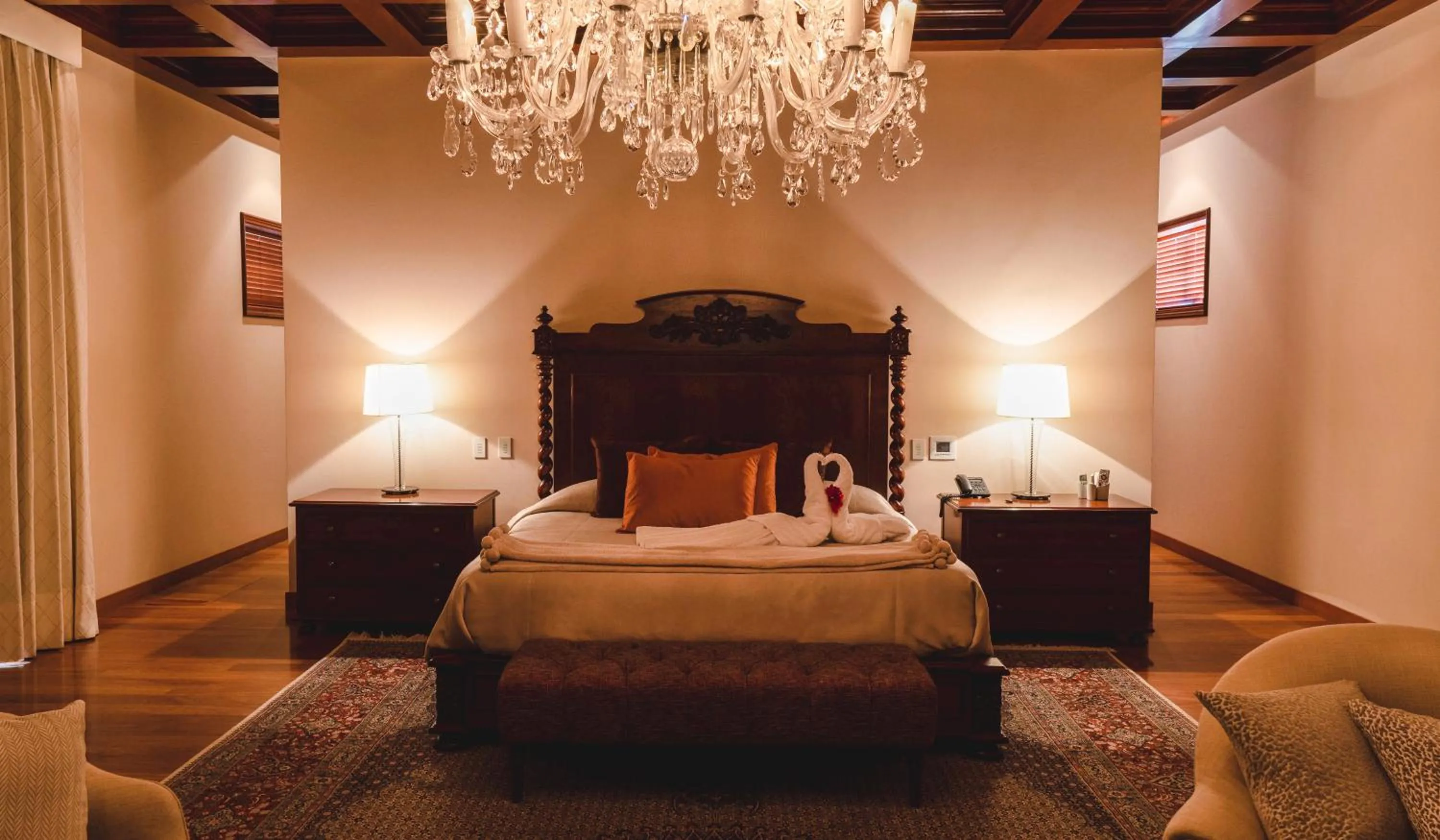 Bed in Hotel & Hacienda La Caravedo