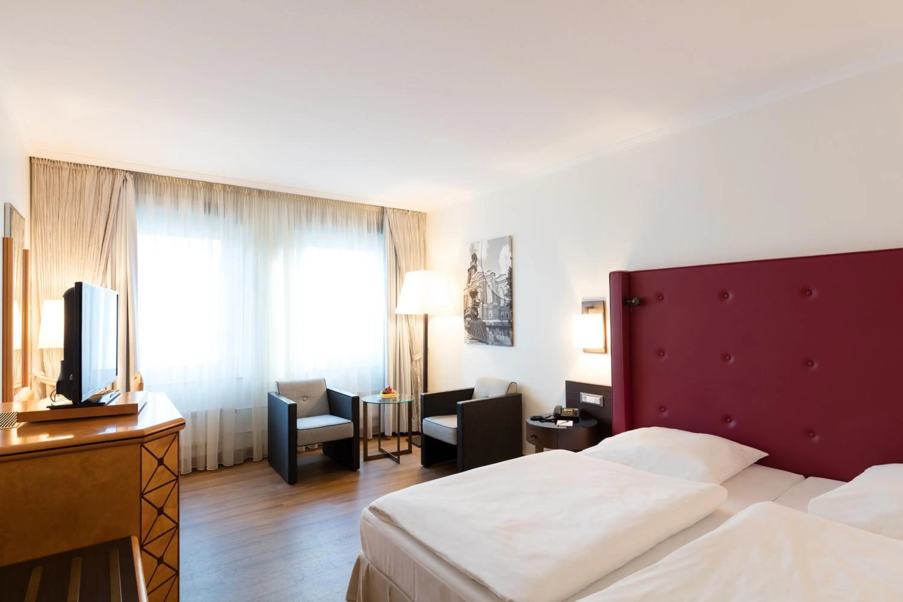 Seating area in Hotel Europäischer Hof Hamburg