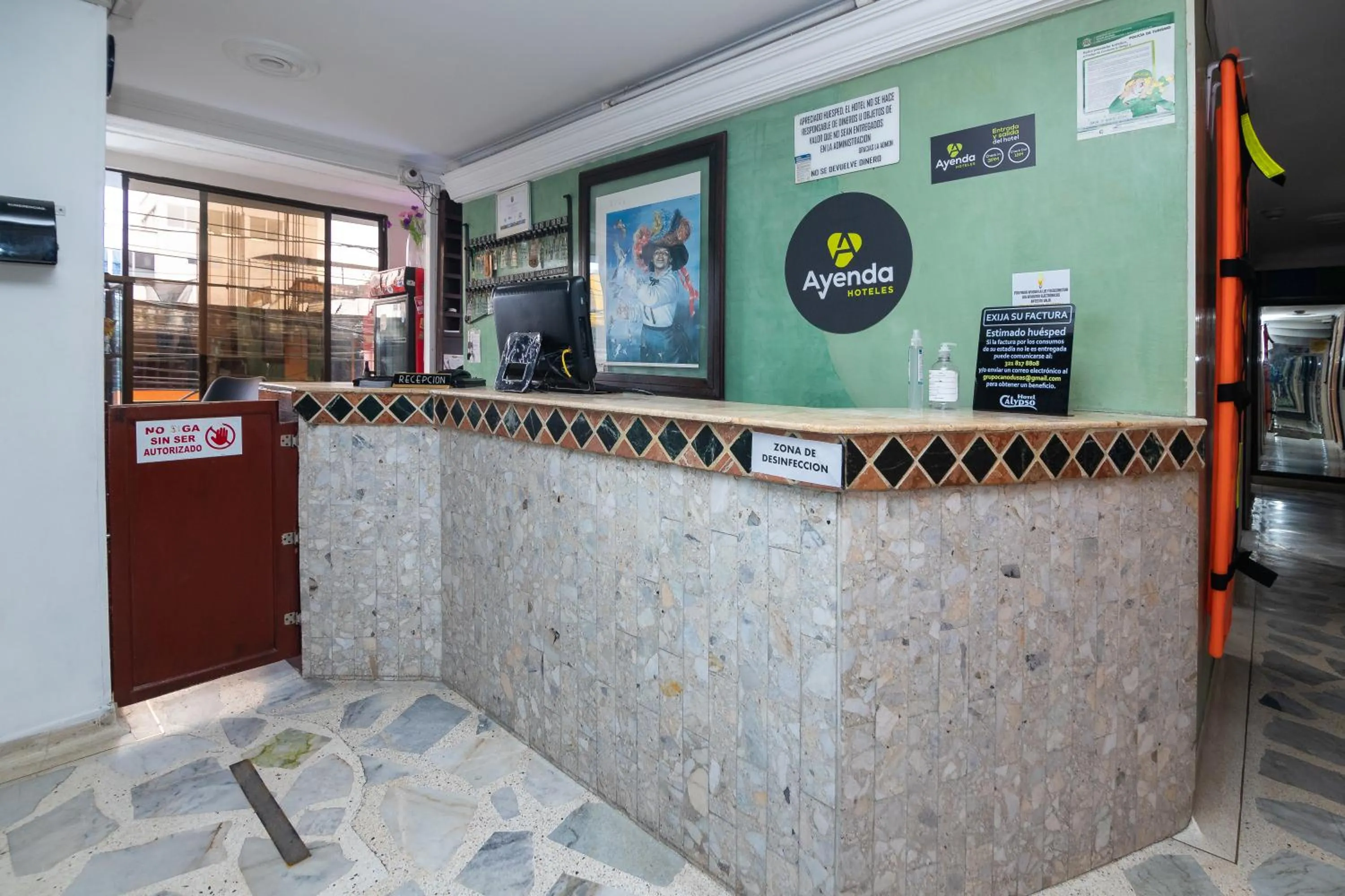 Lobby or reception in Hotel Ayenda Calypso 1142