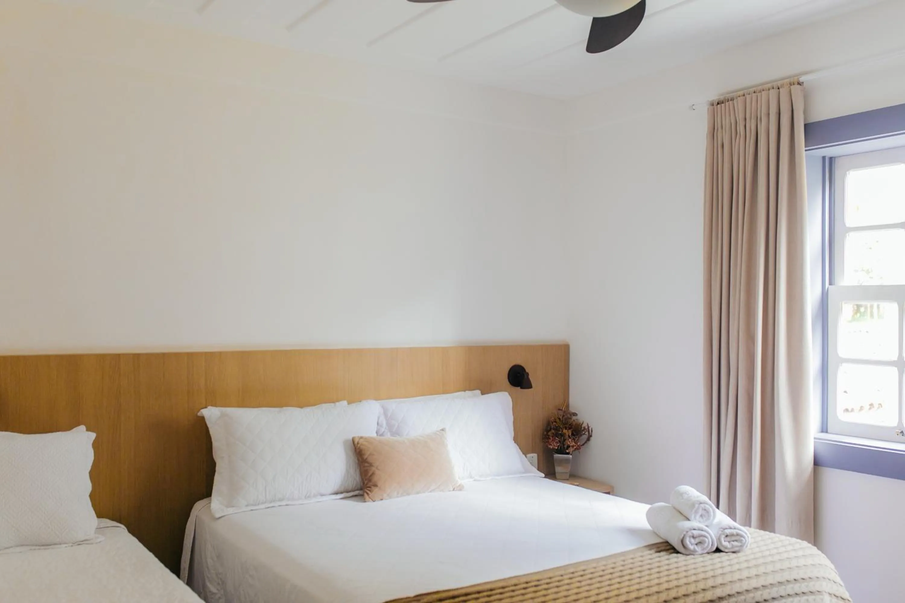 Bed in Pousada Relicário