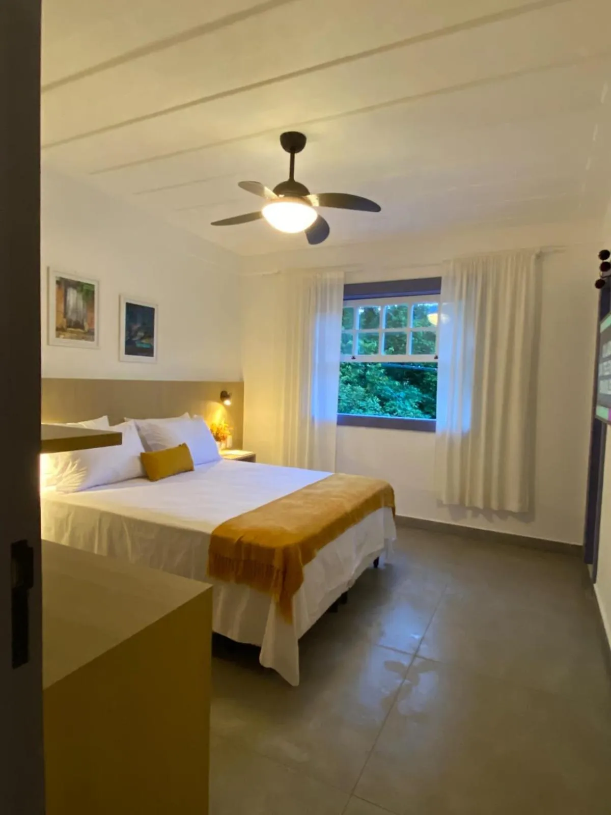 Bed in Pousada Relicário