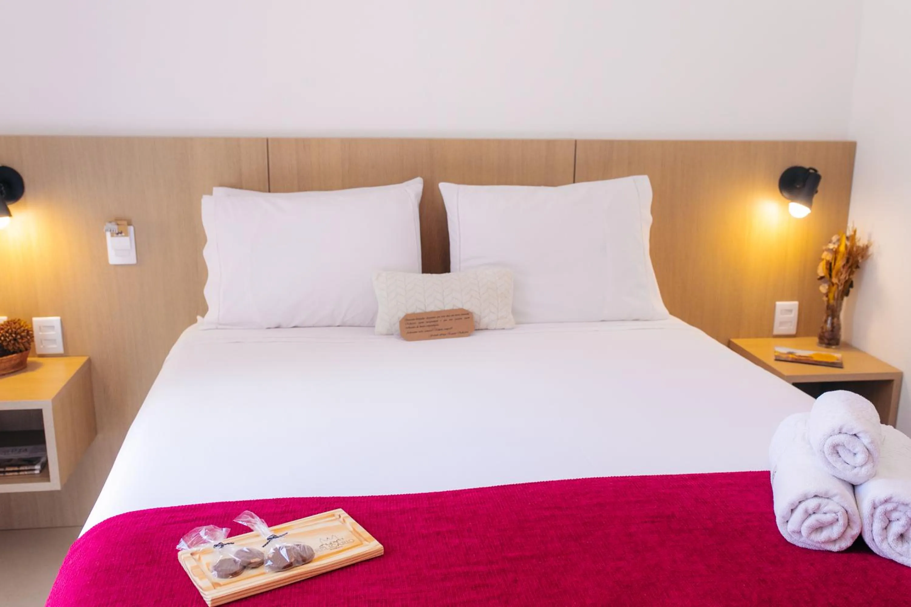 Bed in Pousada Relicário