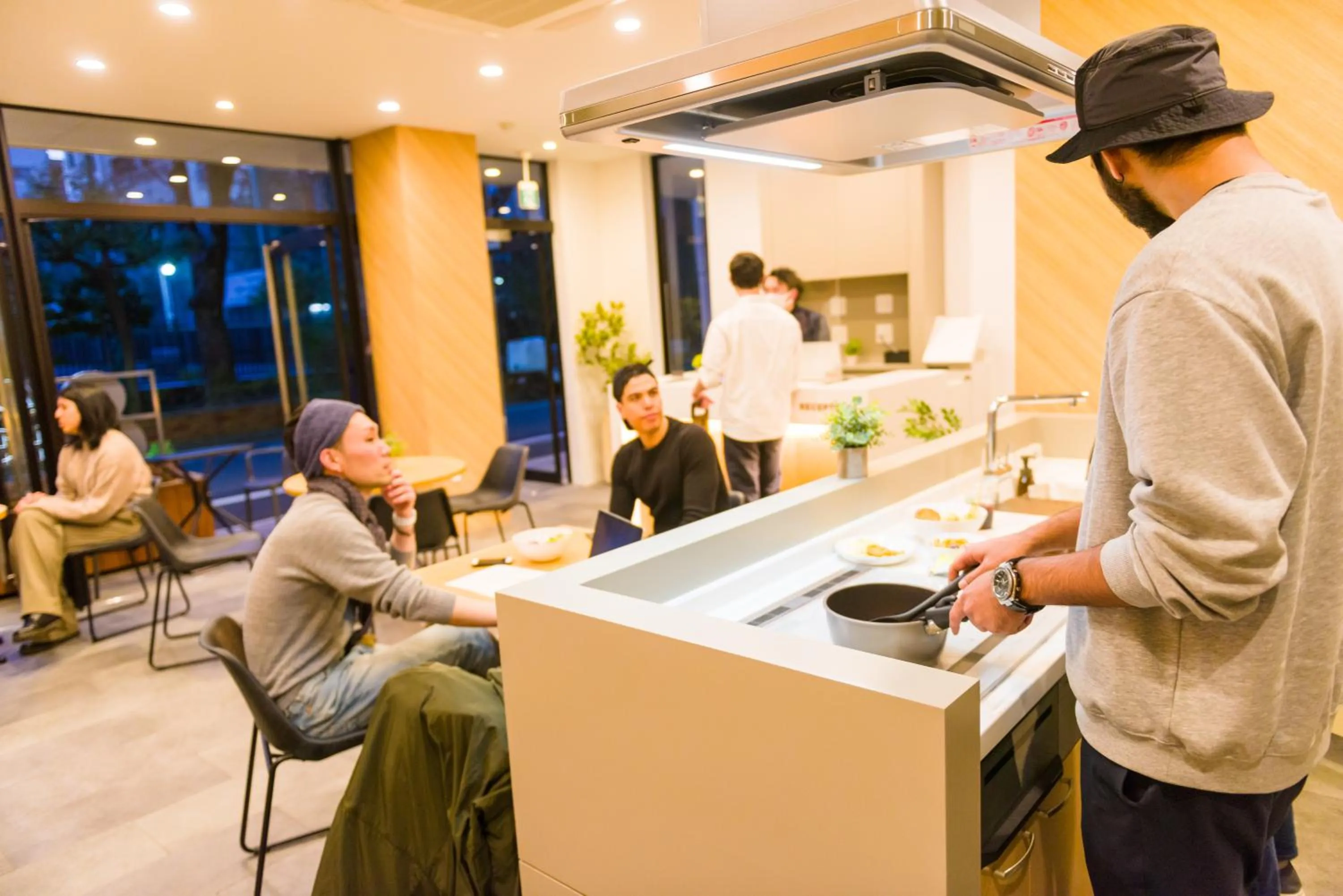 Communal lounge/ TV room in &AND HOSTEL ASAKUSA KAPPABASHI