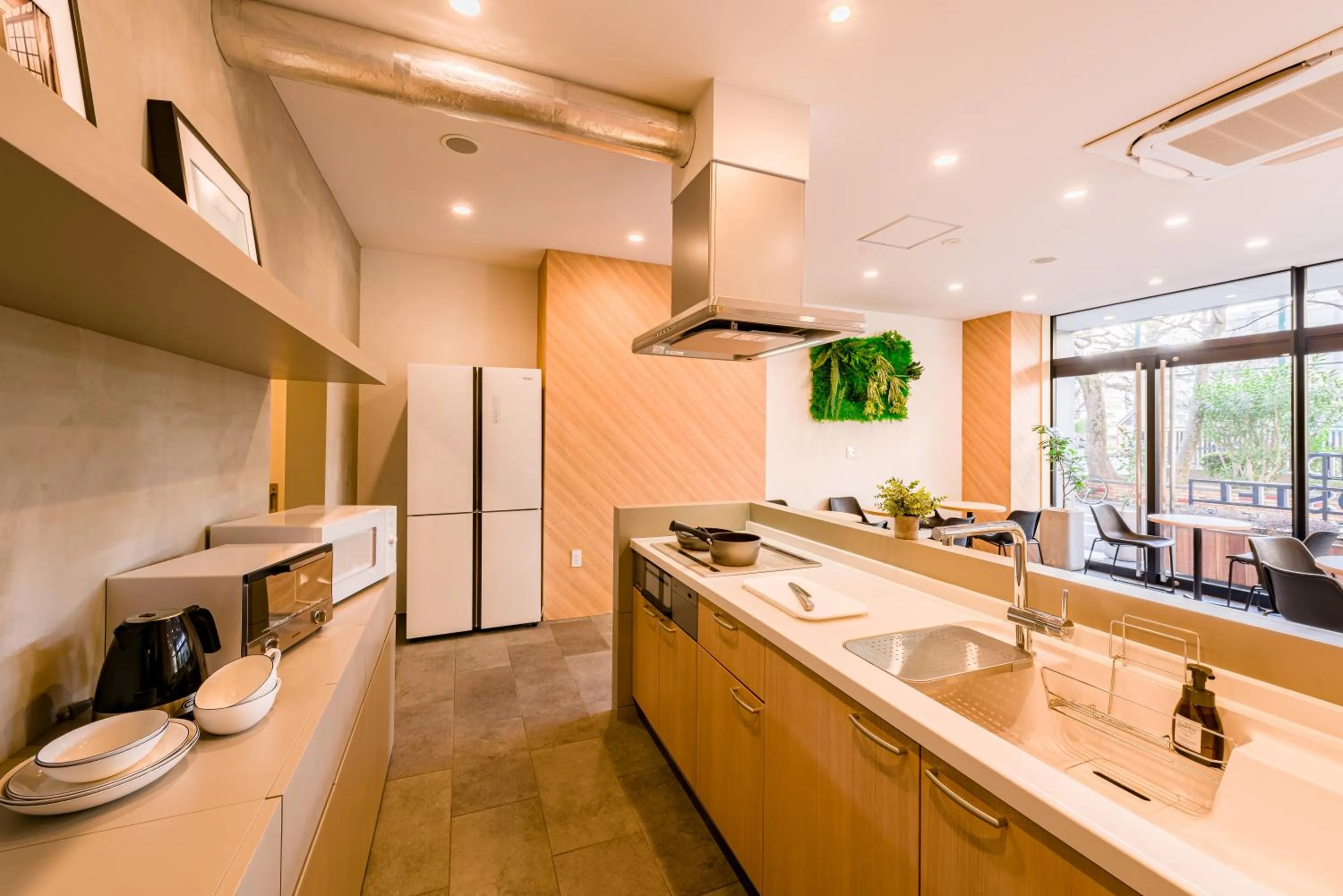 Communal kitchen in &AND HOSTEL ASAKUSA KAPPABASHI