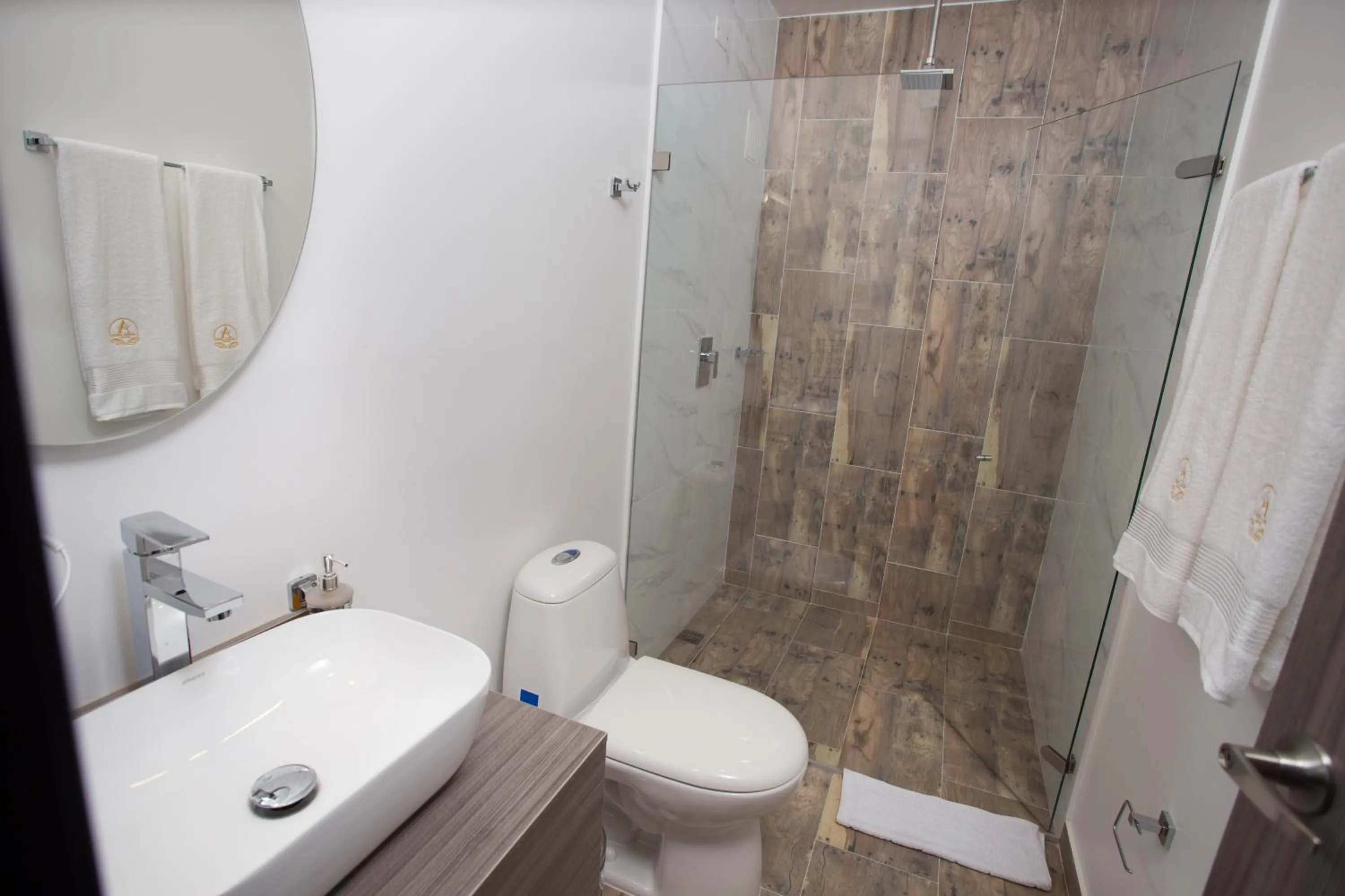Shower, Bathroom in Hotel Aristo Gold