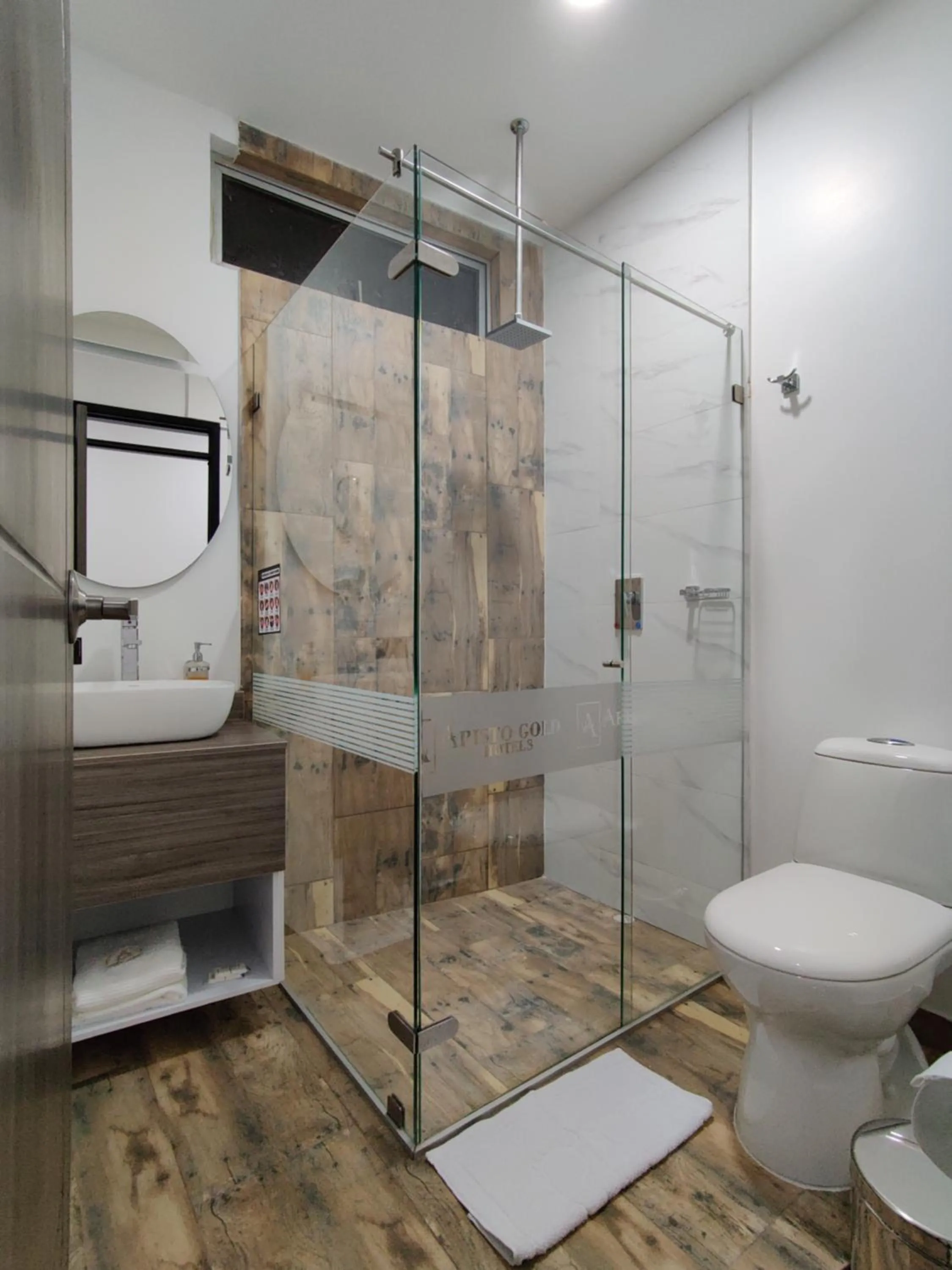 Shower, Bathroom in Hotel Aristo Gold