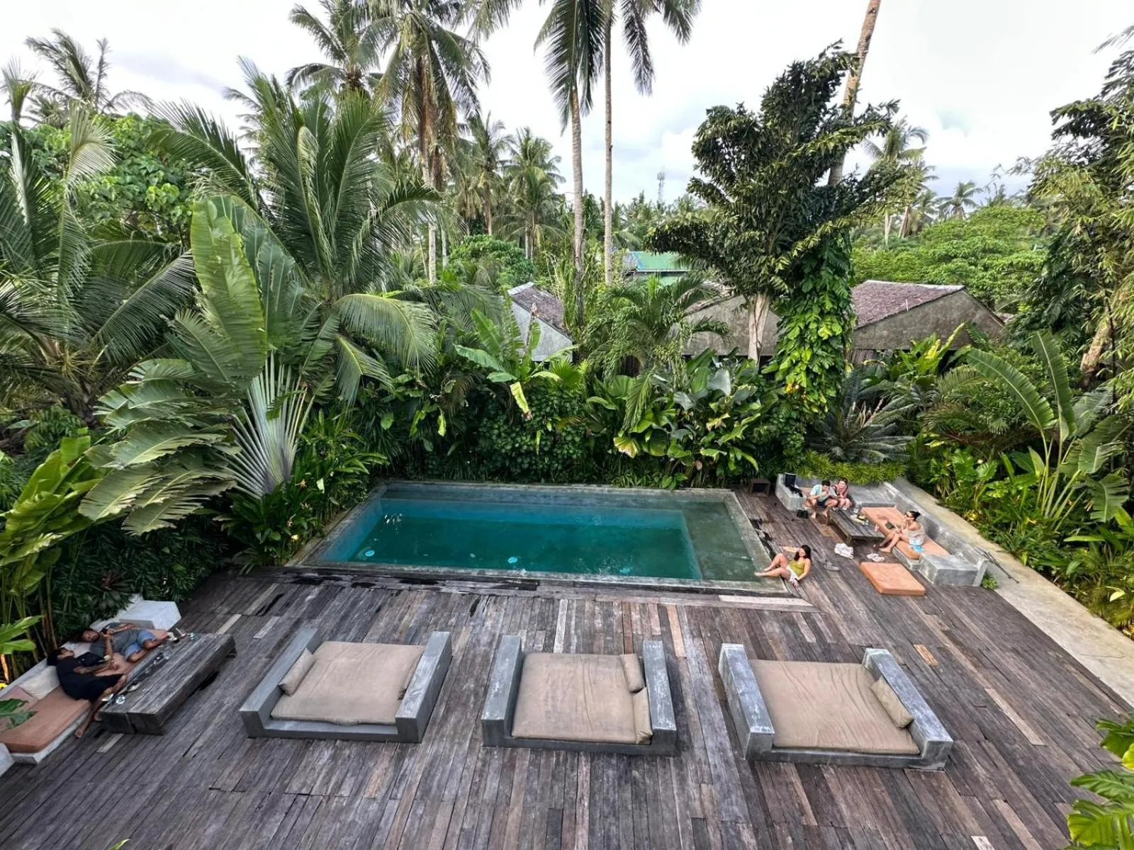 Swimming pool in Surfing Temple Boutique Hotel