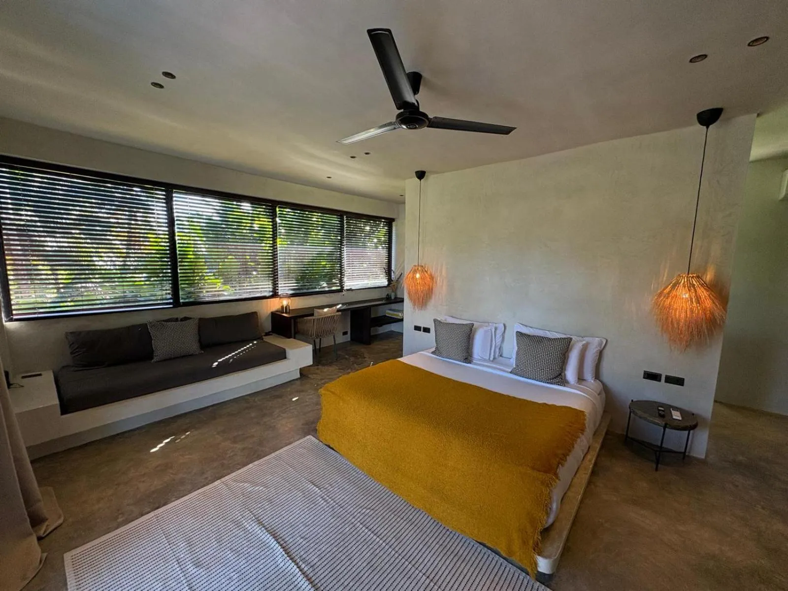 Bed in Surfing Temple Boutique Hotel