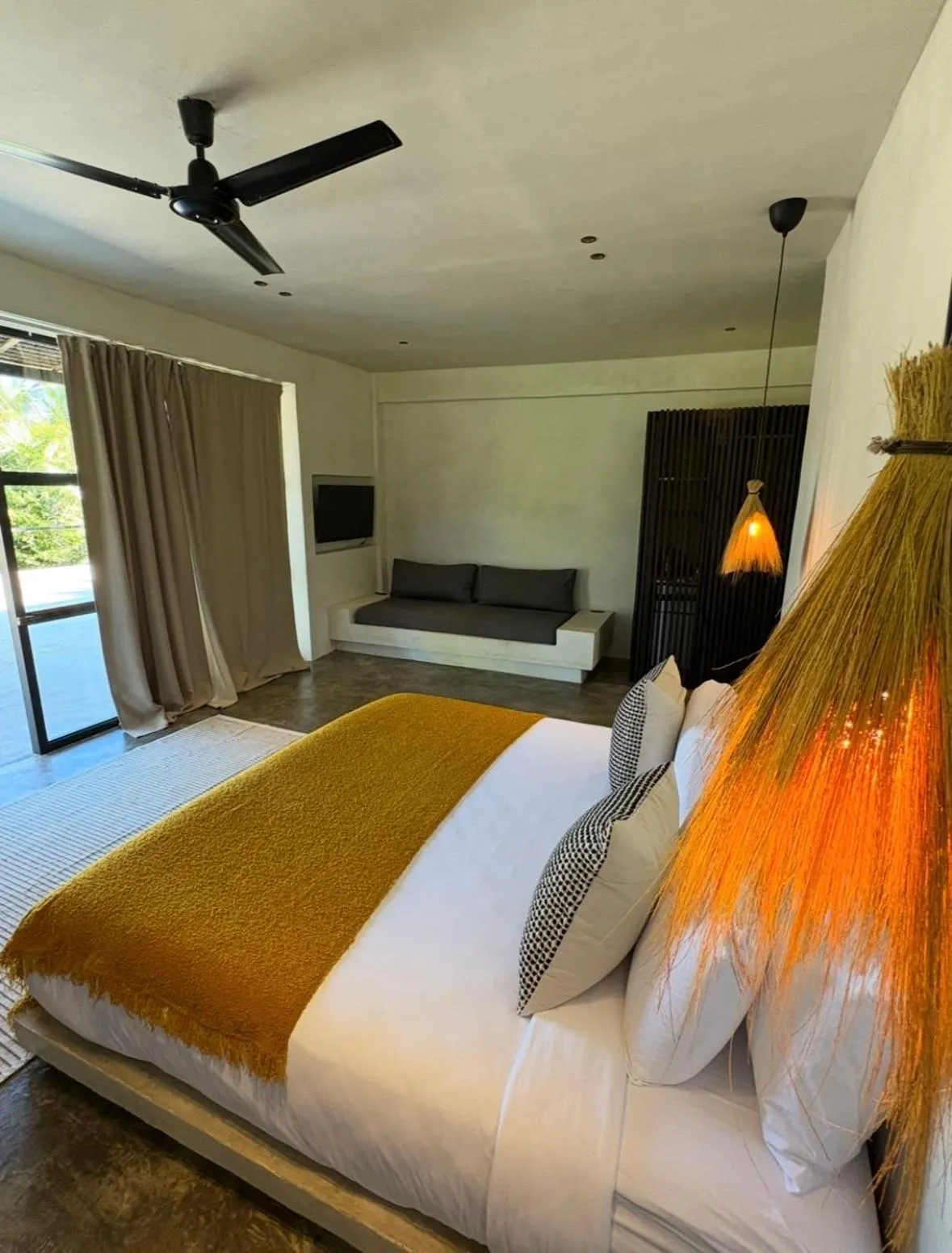 Bed in Surfing Temple Boutique Hotel