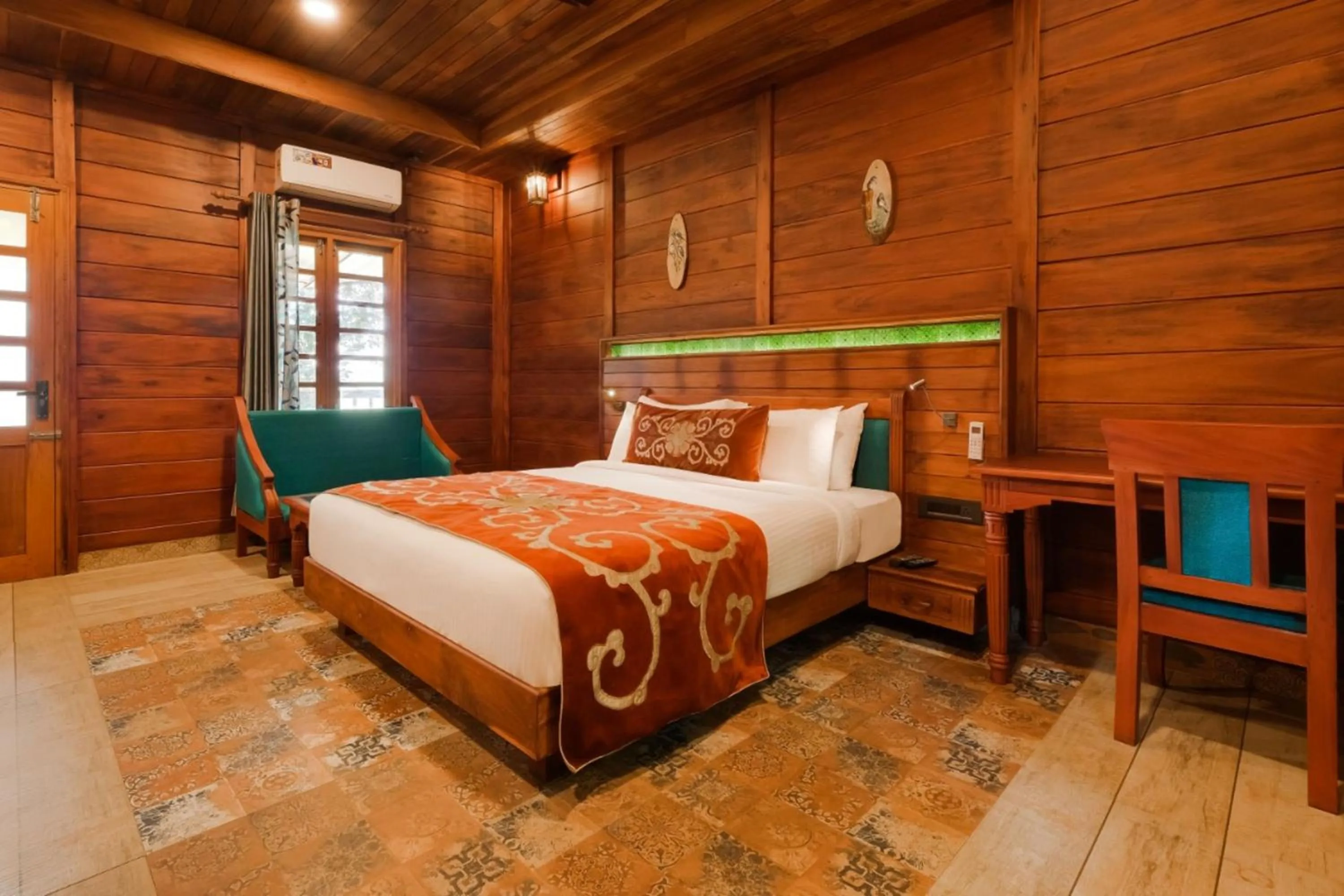 Bed in Southern Panorama Indriya Resorts & Spa