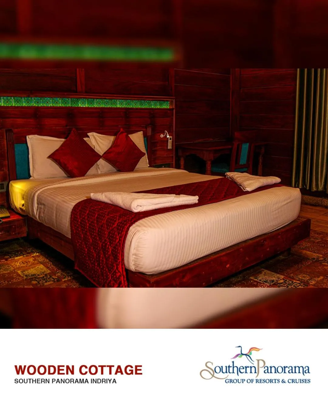 Bed in Southern Panorama Indriya Resorts & Spa