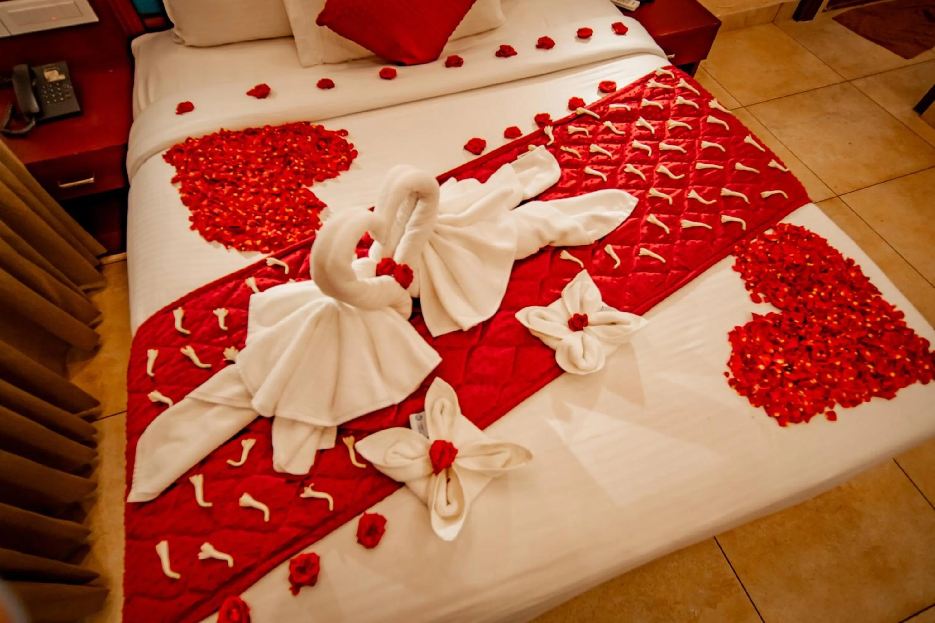 Bed in Southern Panorama Indriya Resorts & Spa