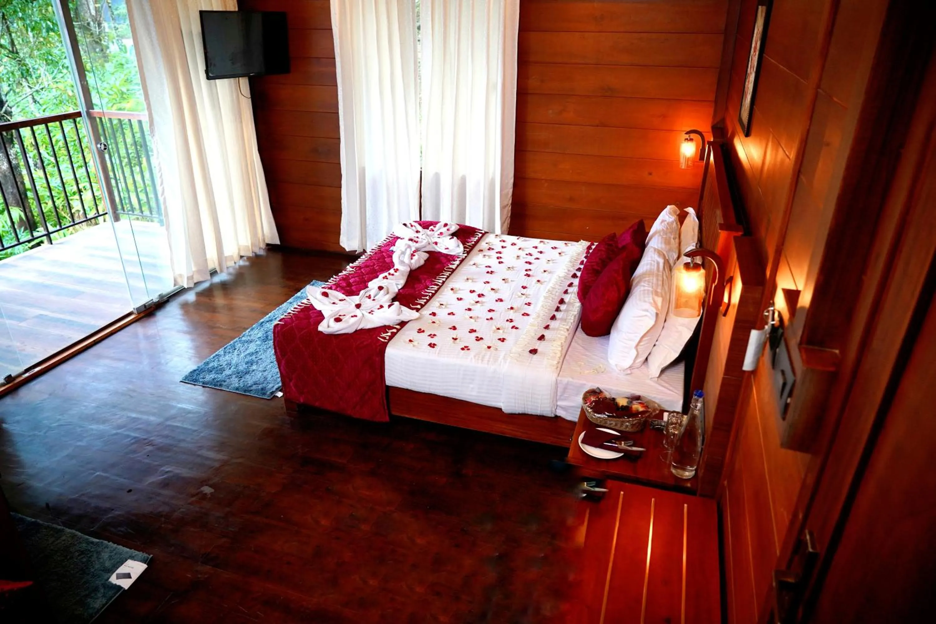 Bed in Southern Panorama Indriya Resorts & Spa