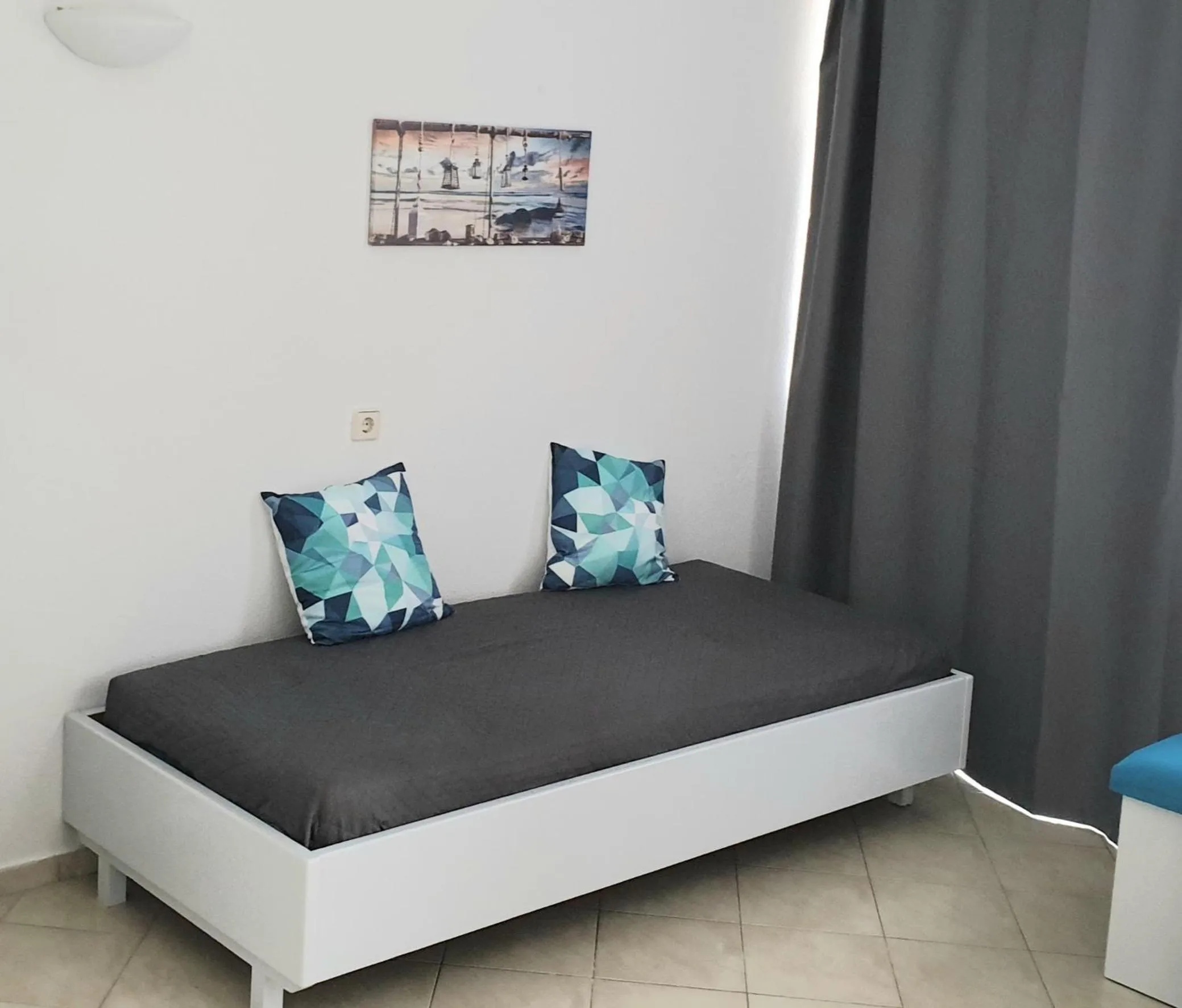 Bed in BLUE EYES APARTMENTS