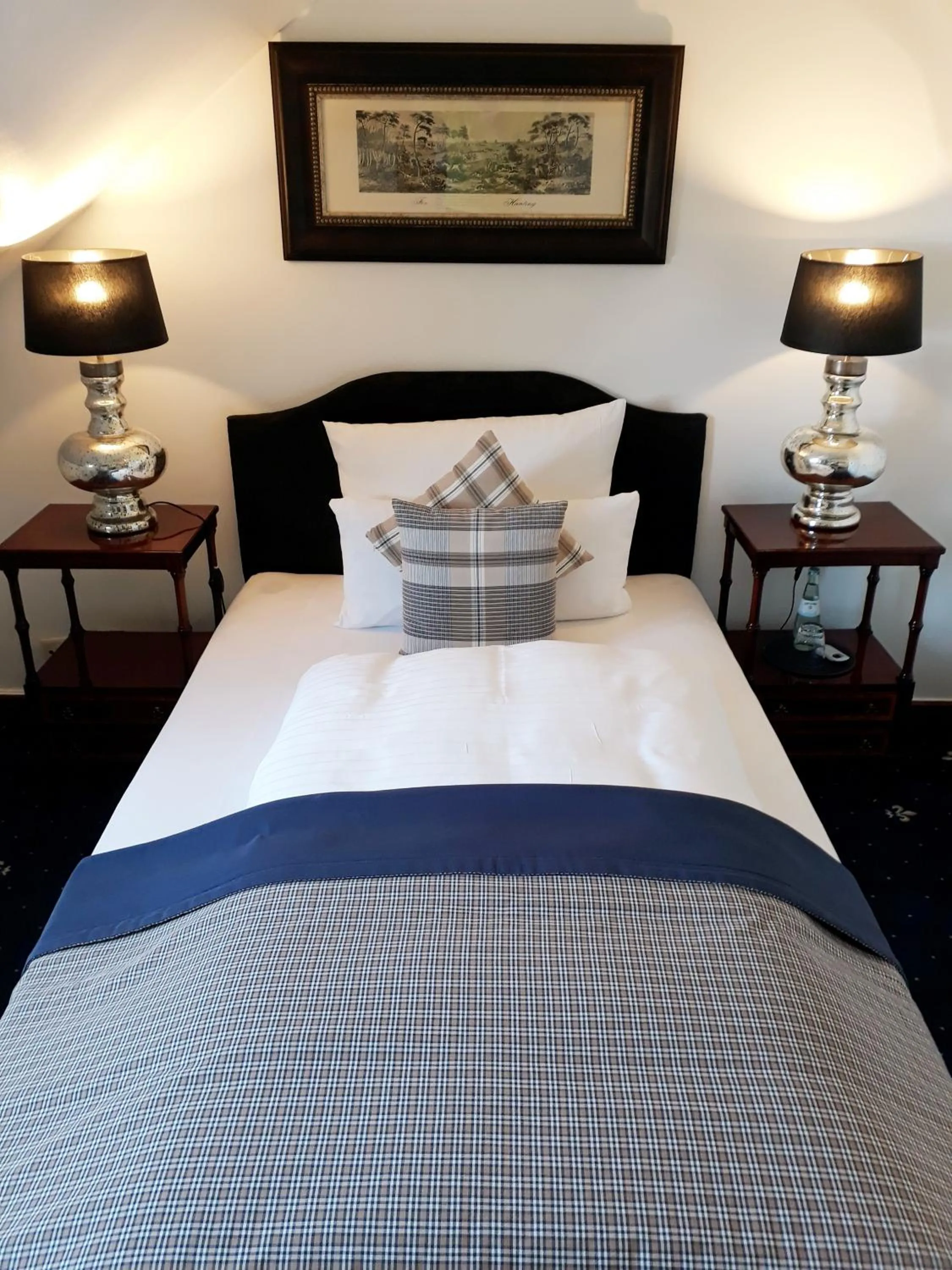 Decorative detail, Bed in Hotel Windsor