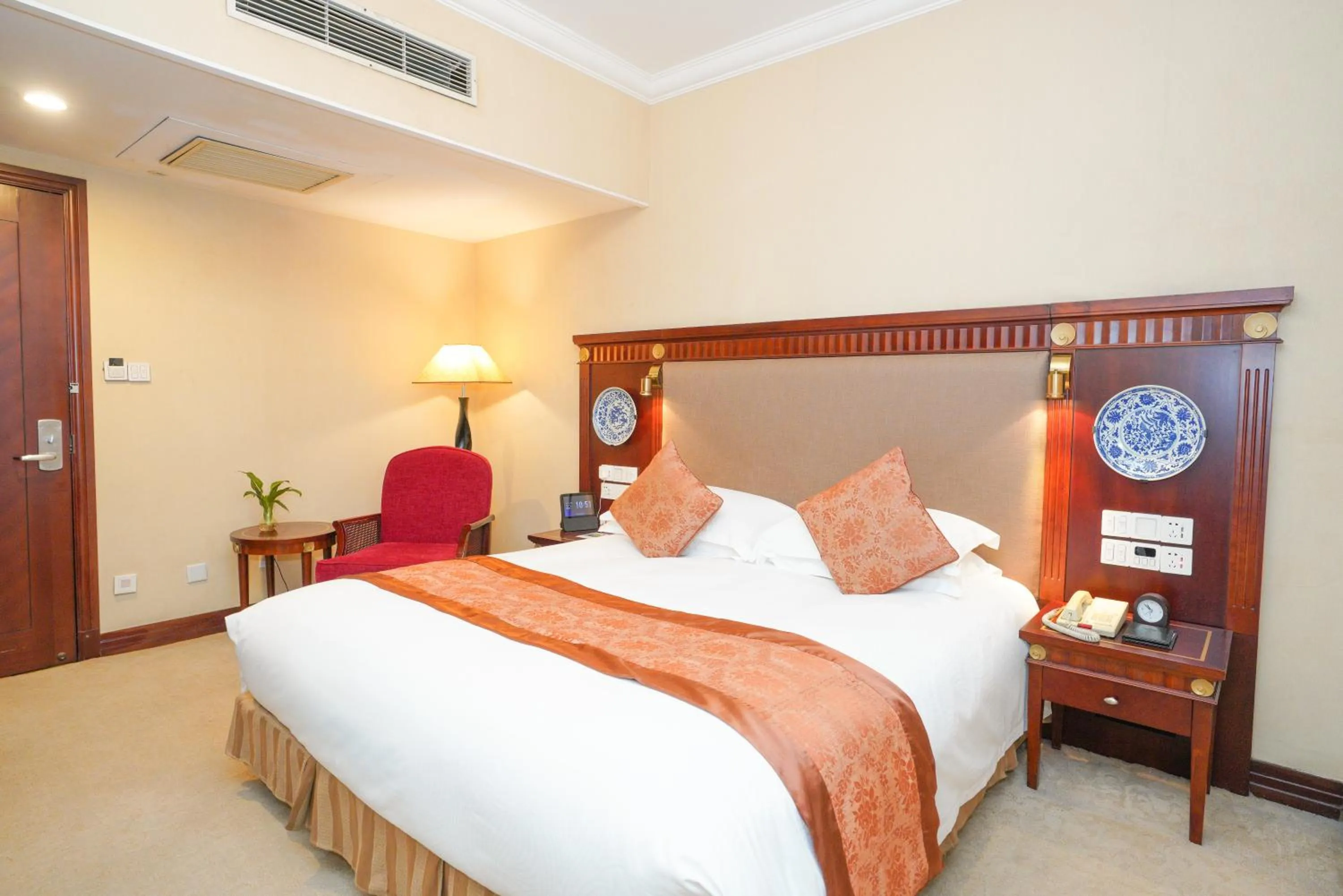 Bed in Broadway Mansions Hotel - On the Bund - Journey Through Time Old Shanghai Republic Dreams