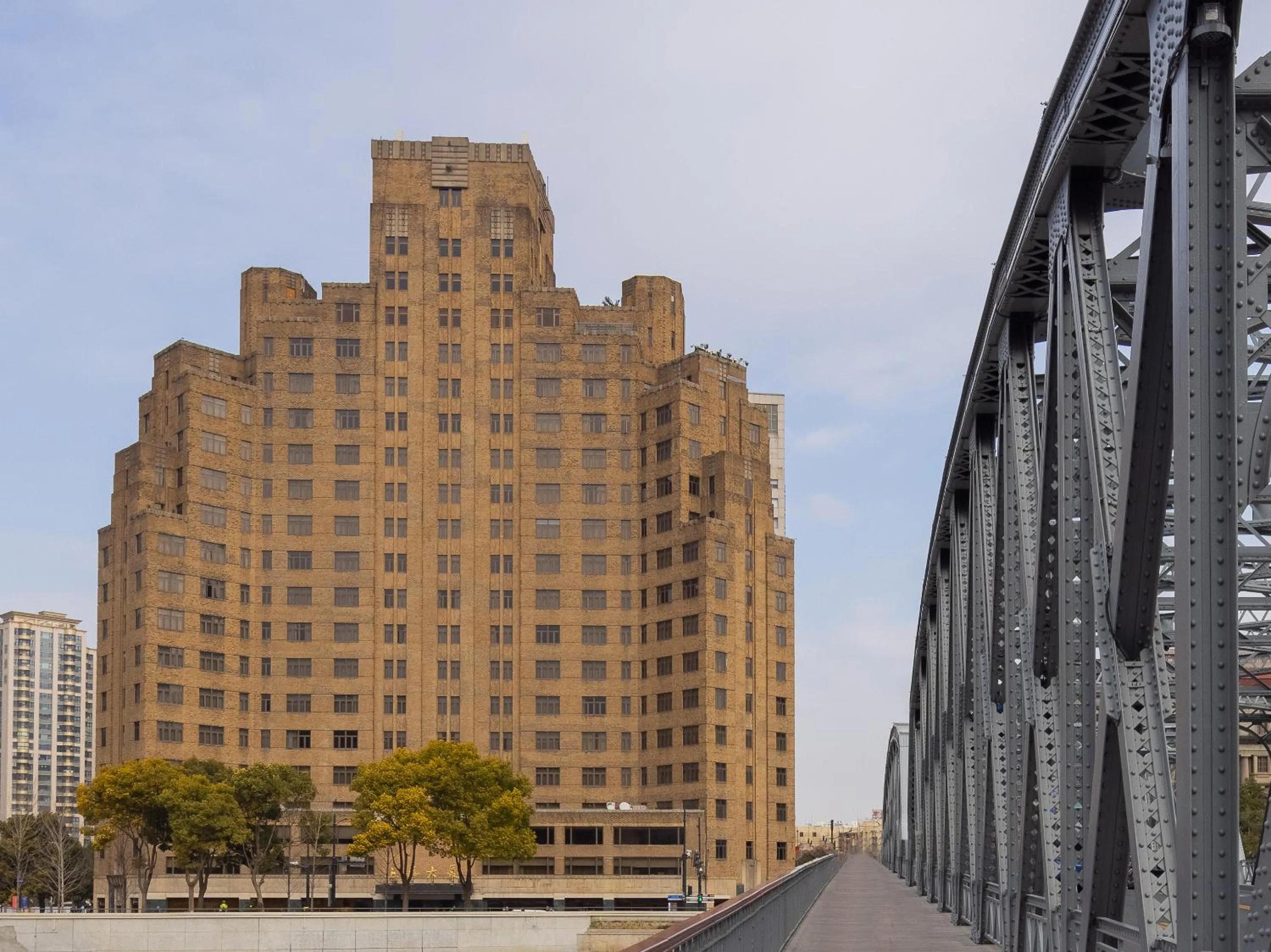 Property building in Broadway Mansions Hotel - On the Bund - Journey Through Time Old Shanghai Republic Dreams