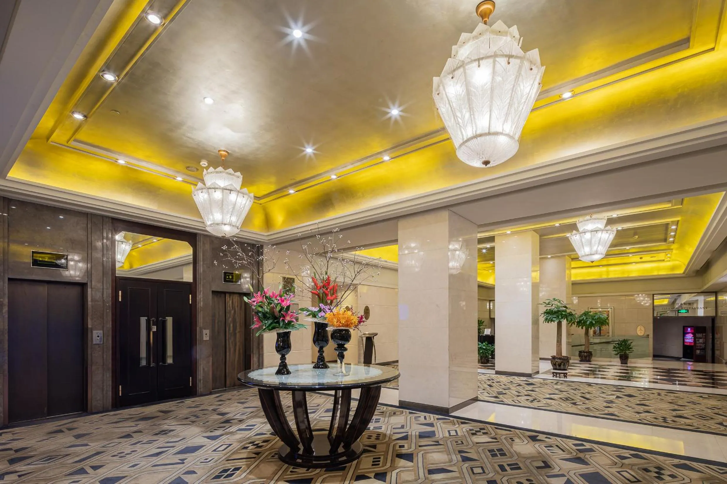 Lobby or reception in Broadway Mansions Hotel - On the Bund - Journey Through Time Old Shanghai Republic Dreams