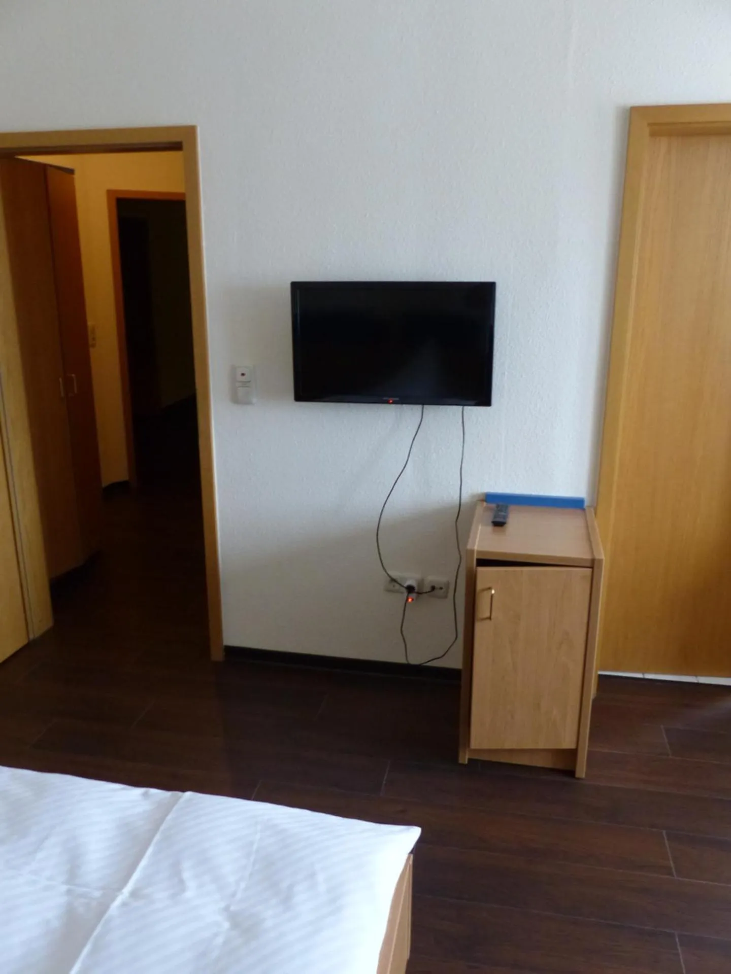 Decorative detail, Bed in Hotel Zum Anger