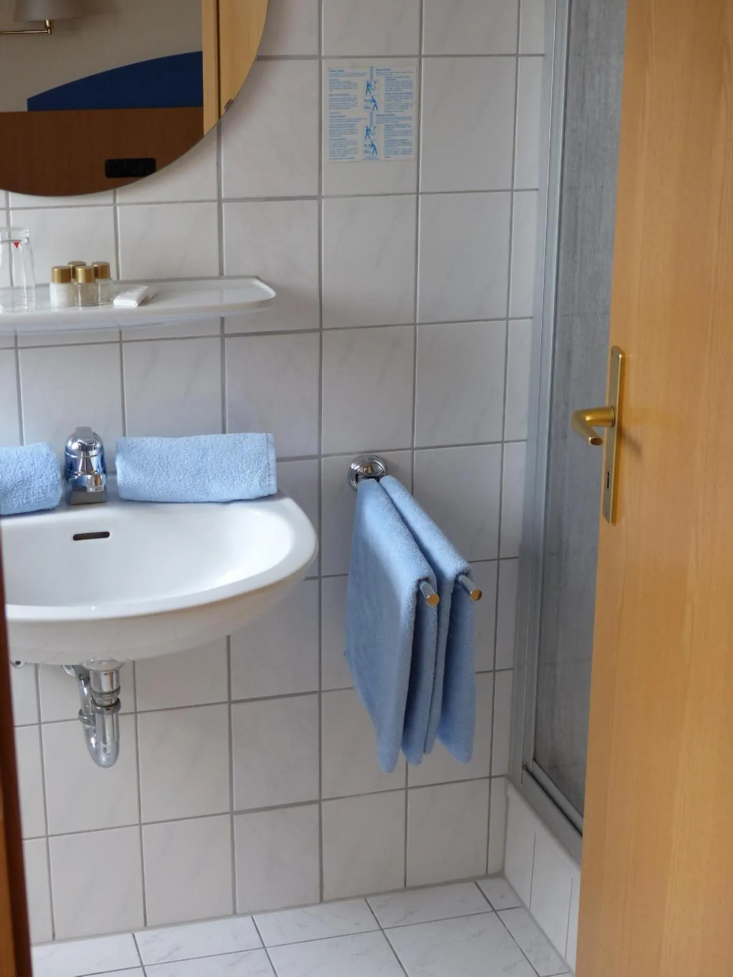 Bathroom in Hotel Zum Anger