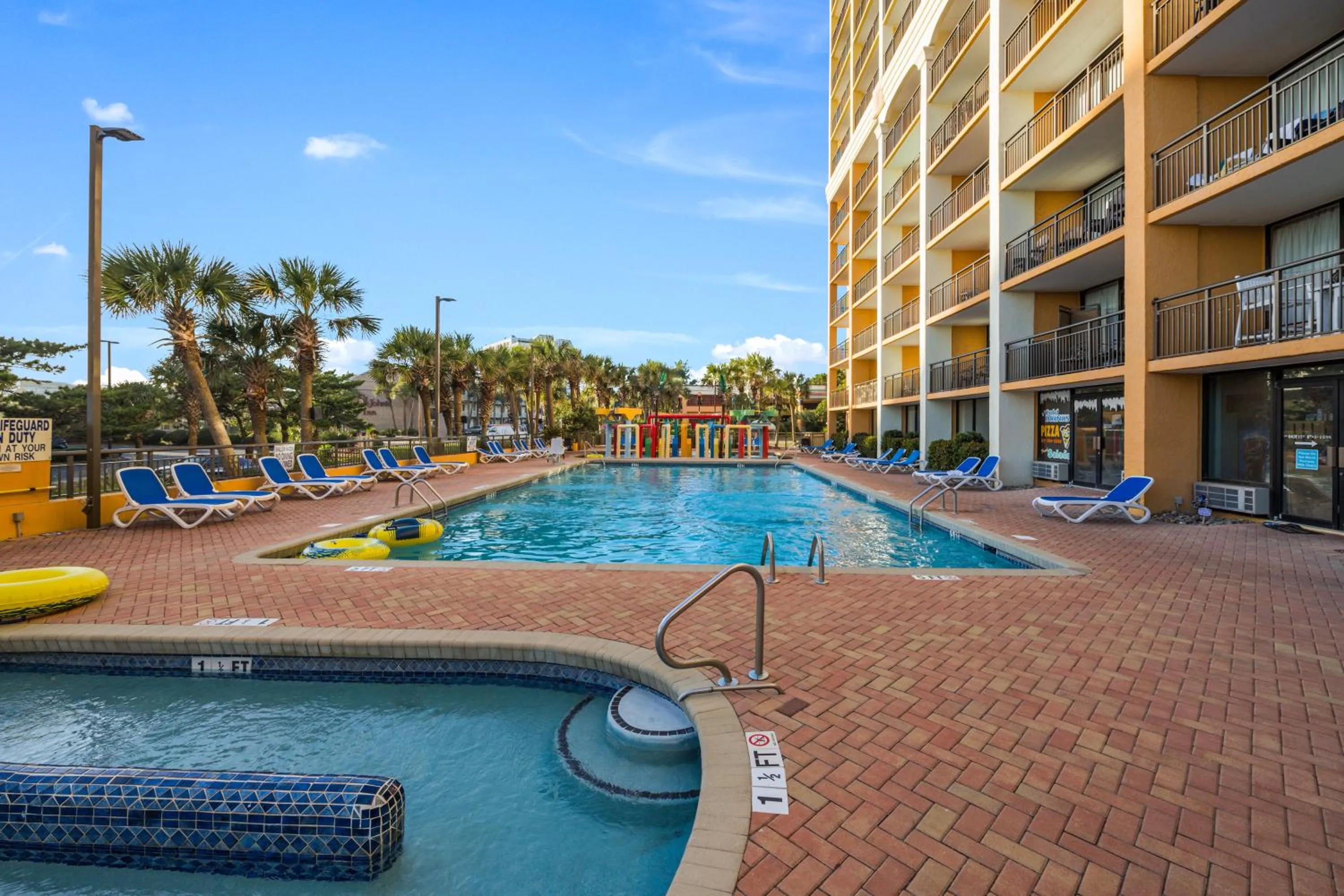 Pool view in Direct oceanfront, separate bedroom condo, 9th floor, unbelievable views!