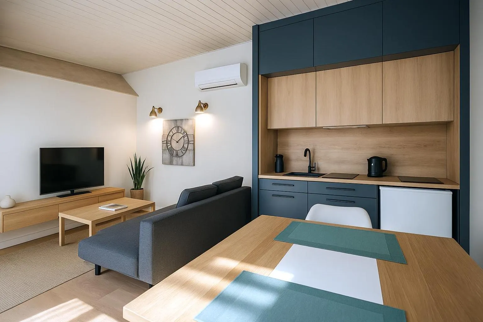 Living room, Bed in MAYA Appartements & Suites