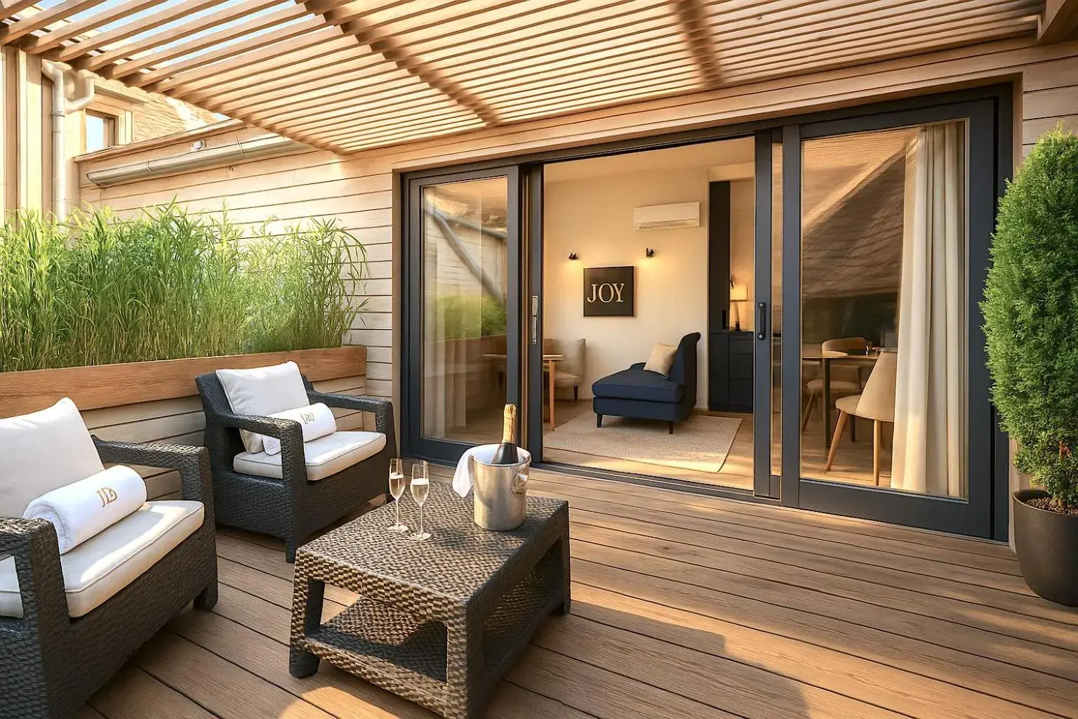 One-Bedroom Apartment with Terrace in MAYA Appartements & Suites One-Bedroom Apartment with Terrace in MAYA Appartements & Suites