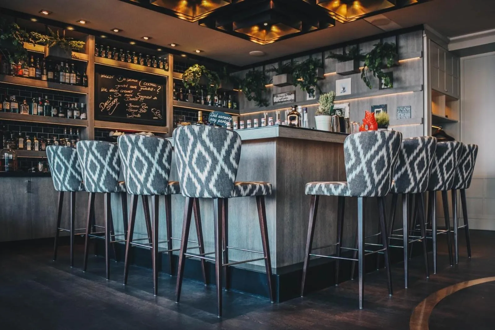 Lounge or bar in Strandhotel Ostseeblick