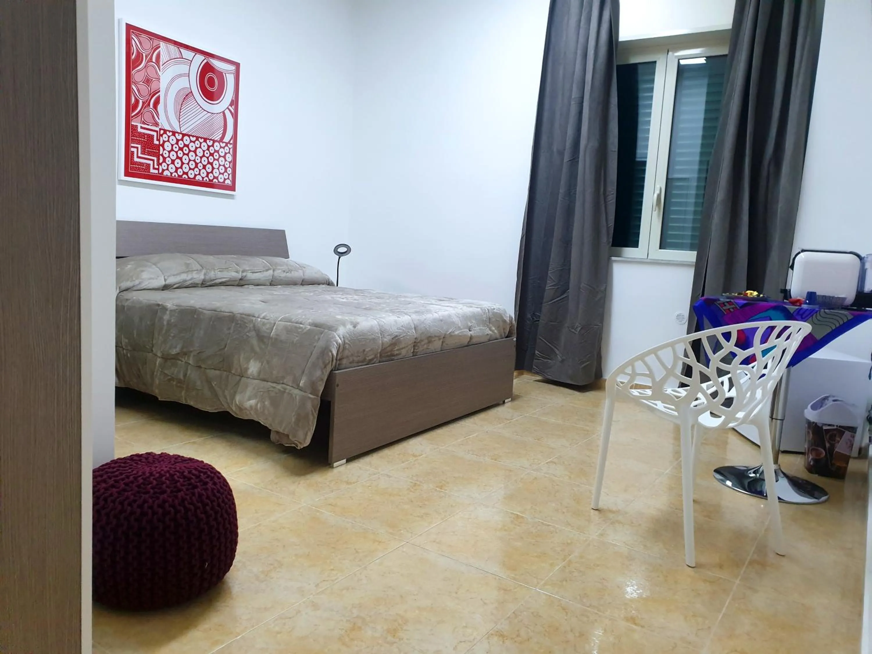 Bedroom, Bed in B&B HERCULANEUM RUINS