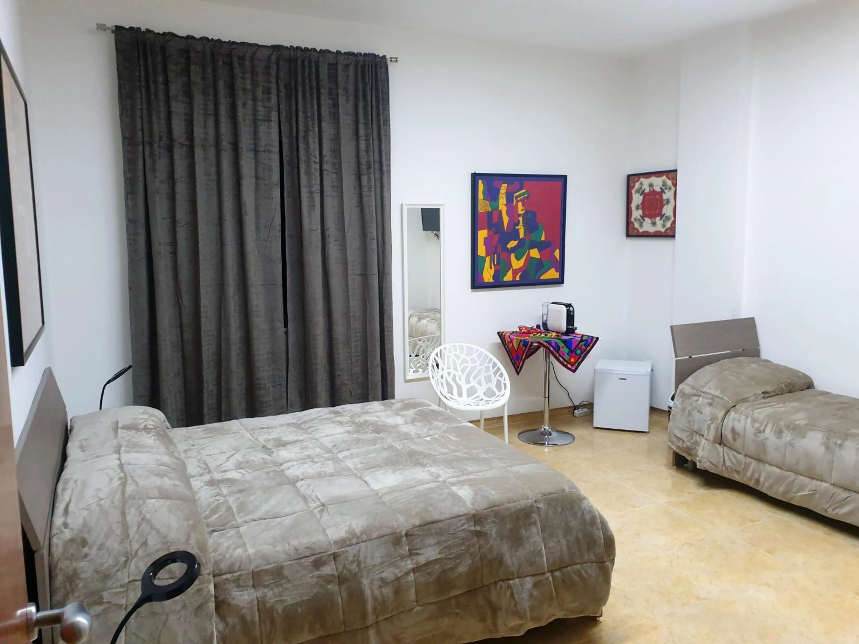 Bedroom, Bed in B&B HERCULANEUM RUINS