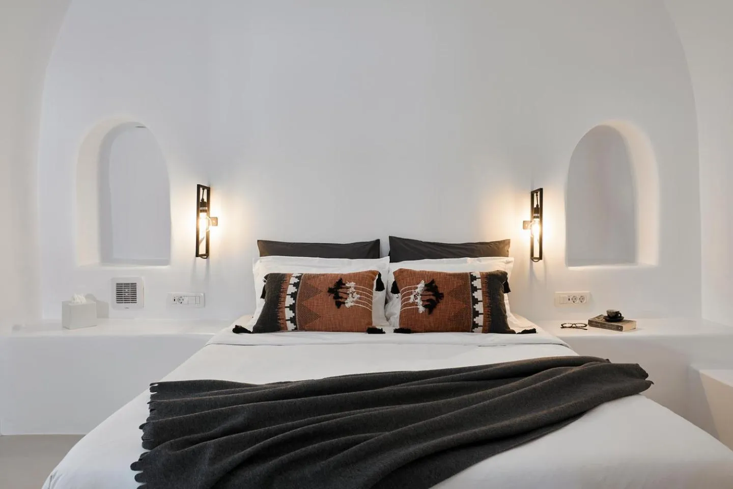 Bed in Blue Art Caves