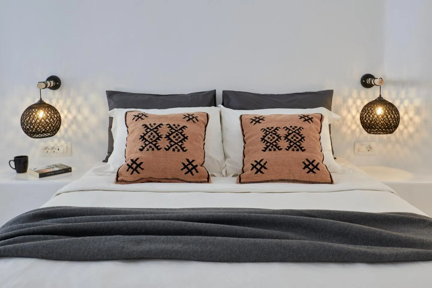 Bed in Blue Art Caves